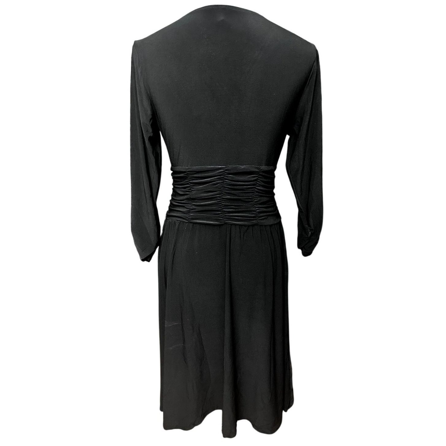 Other NY Collection Women's Ruched A Line 3/4 Sleeve Dress MP NWT Size M / US 6-8 / IT 42-44 - 5 Thumbnail