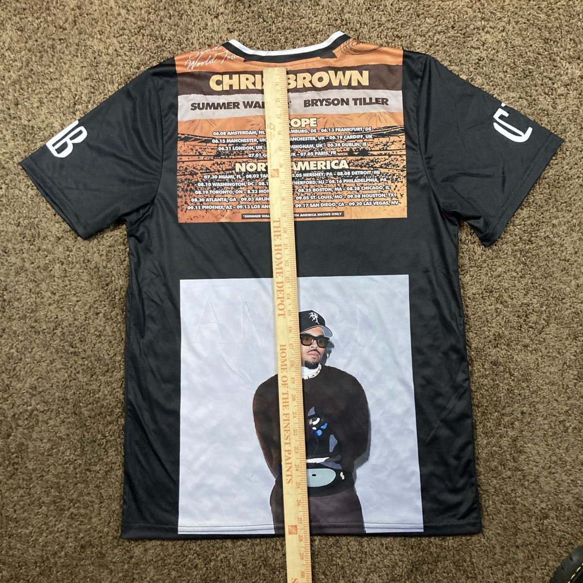 Other Chris Brown Breezy Bowl XX Tour 20th Jersey Shirt Sz Small Size US S / EU 44-46 / 1 - 10 Thumbnail
