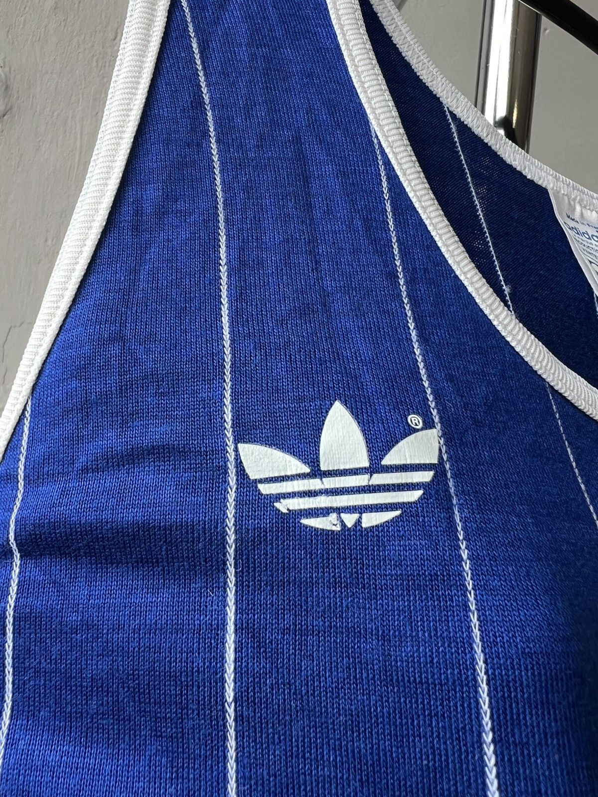 Adidas 70/80’S RARE ADIDAS VENTEX RUNNING TRAIN/ARMY VEST JERSEY Size US M / EU 48-50 / 2 - 4 Thumbnail