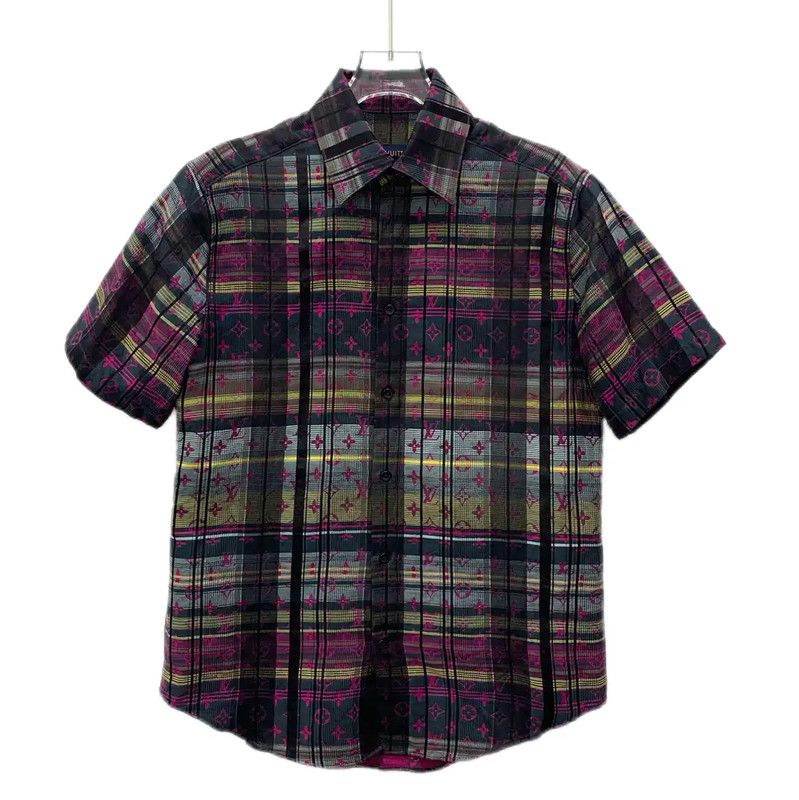 Louis Vuitton Louis Vuitton Colorblock Cotton Short Sleeve Shirt 0089 Size XS / US 0-2 / IT 36-38 - 1 Thumbnail