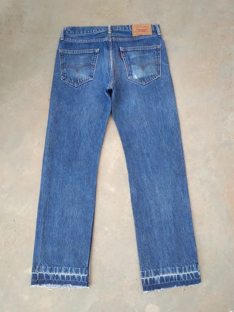 Levi's Vintage Levi's Jeans 505 Distressed Denim 30x29 Size US 30 / EU 46 - 2 Thumbnail