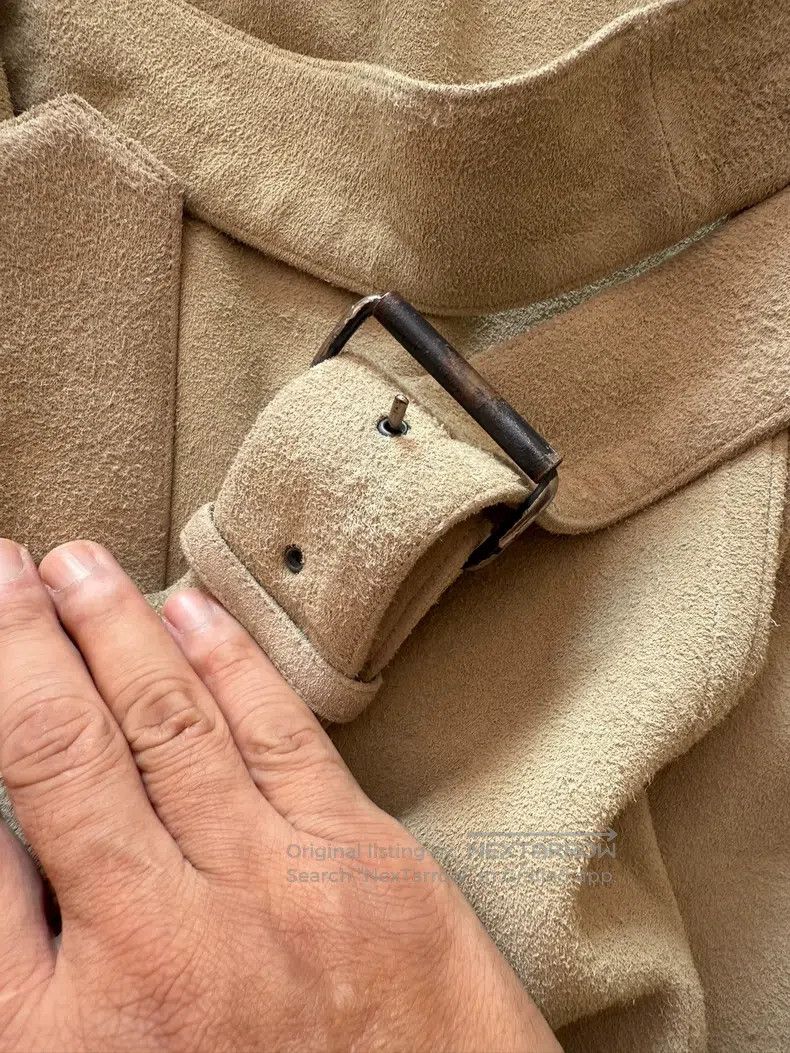 Hermes Hermes Deerskin trench coat Size US M / EU 48-50 / 2 - 6 Thumbnail