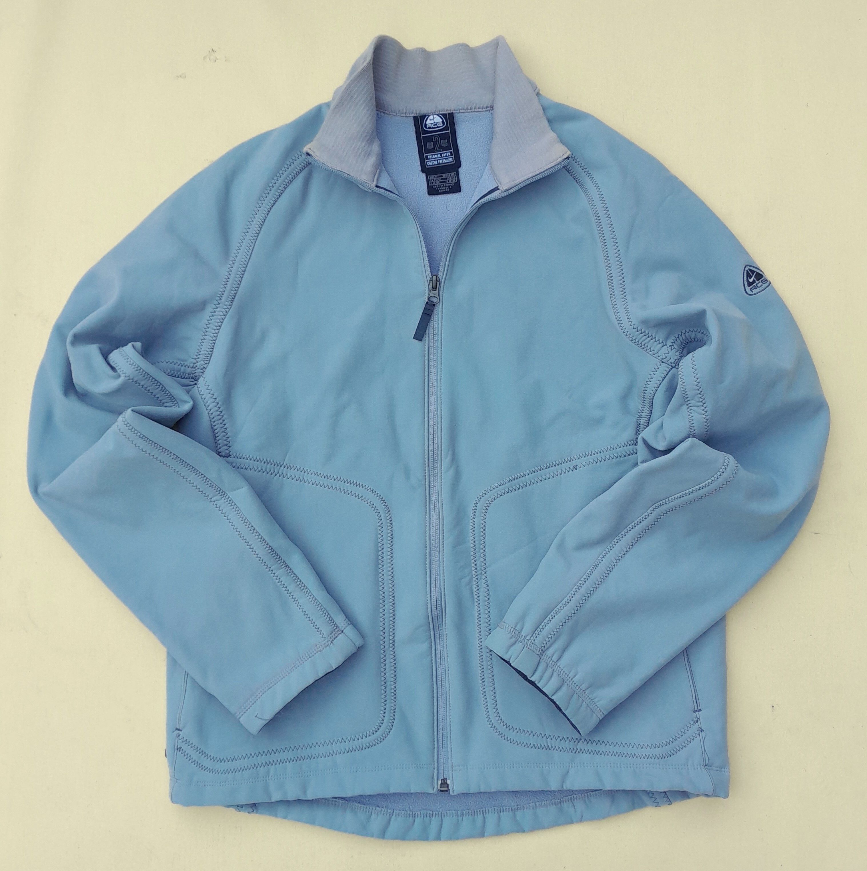 Nike ACG Vintage Nike ACG Fleece Jacket Mens M Blue Layer 2 Gorpcore Size US M / EU 48-50 / 2 - 1 Thumbnail