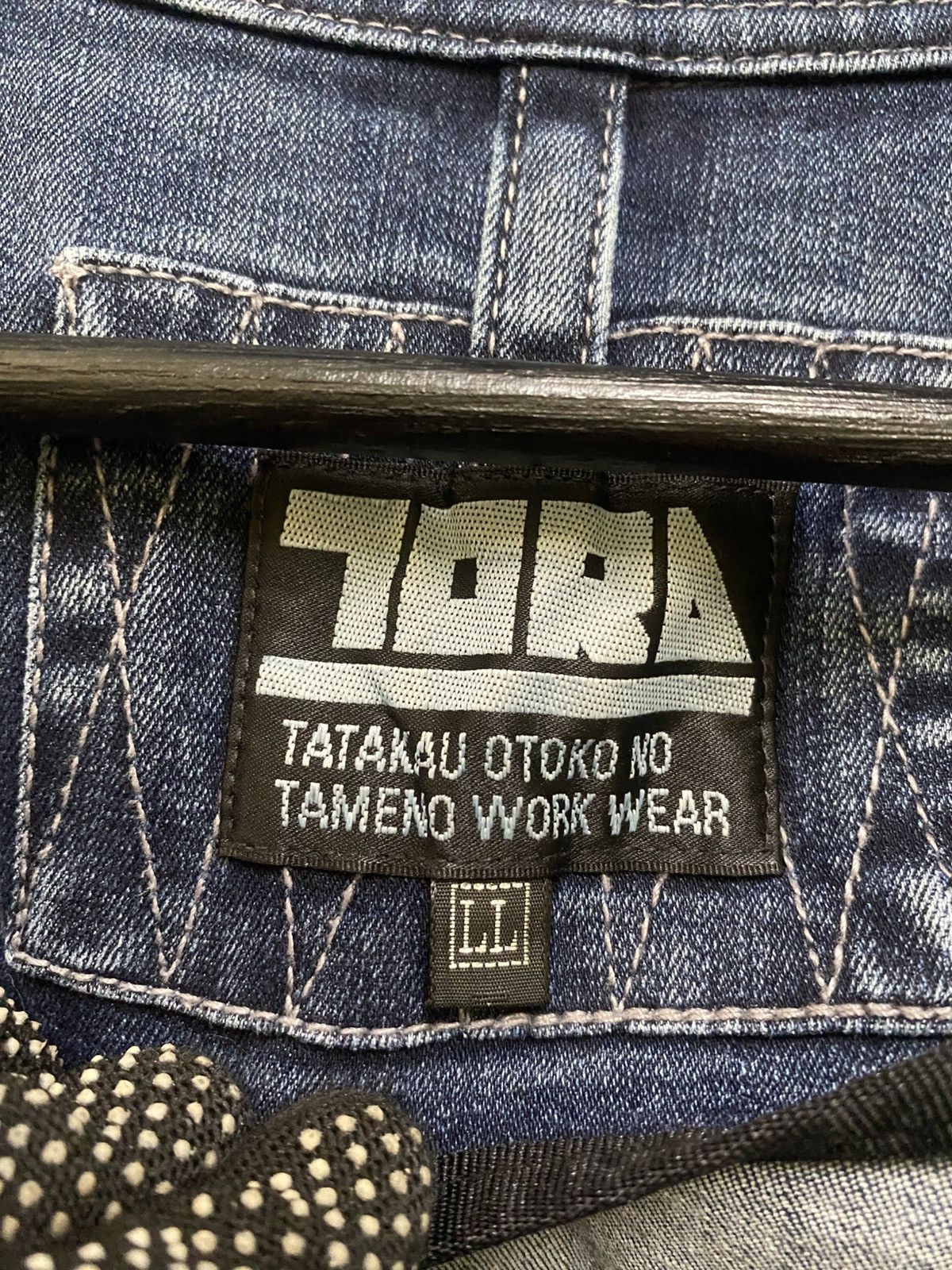Japanese Brand Tora Japan Tactical Denim Work Jacket with Cordura Shoulder Size US L / EU 52-54 / 3 - 10 Thumbnail