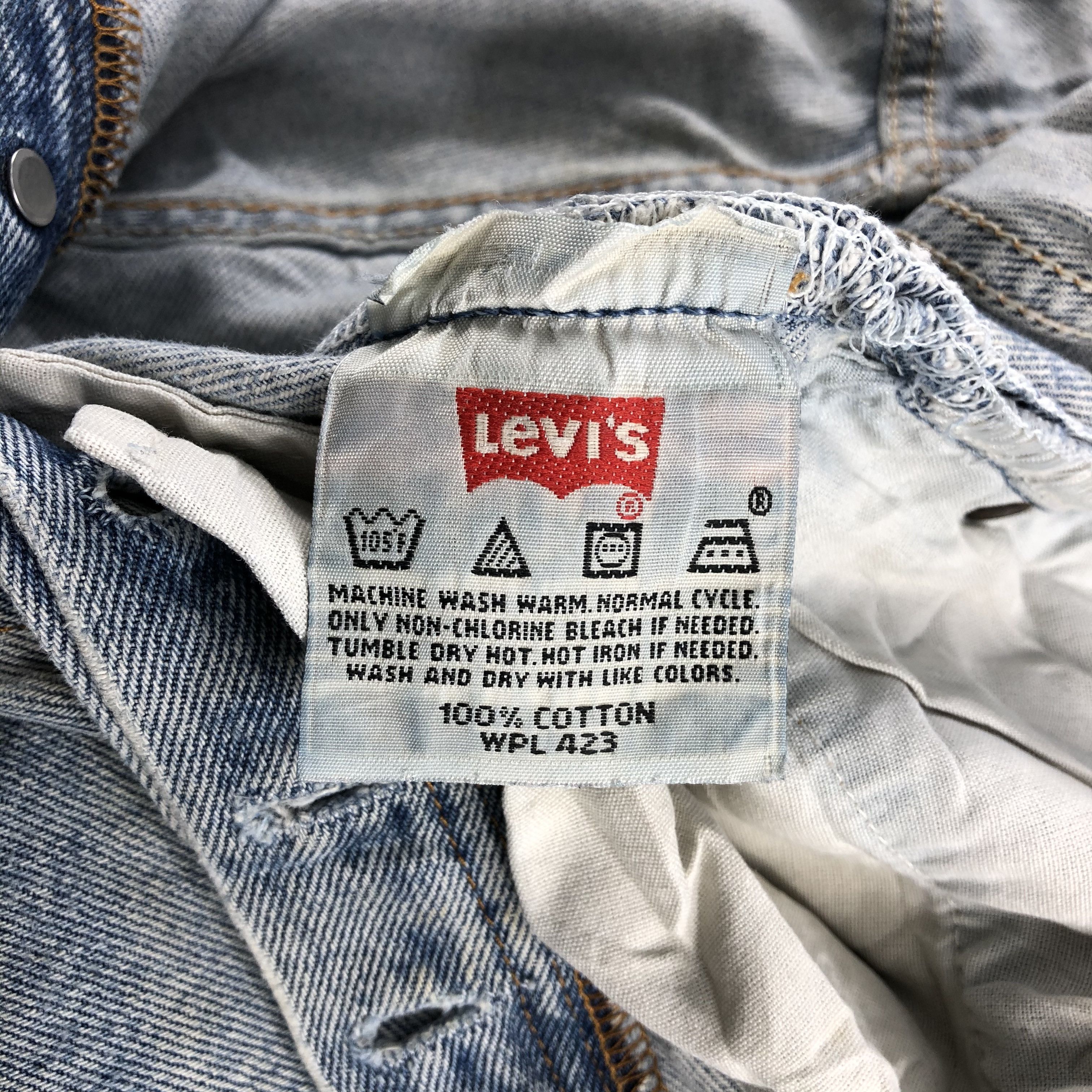 Levi's × Vintage Vintage 90s Levis Jeans Lot 501-JM976 Size US 39 - 11 Thumbnail