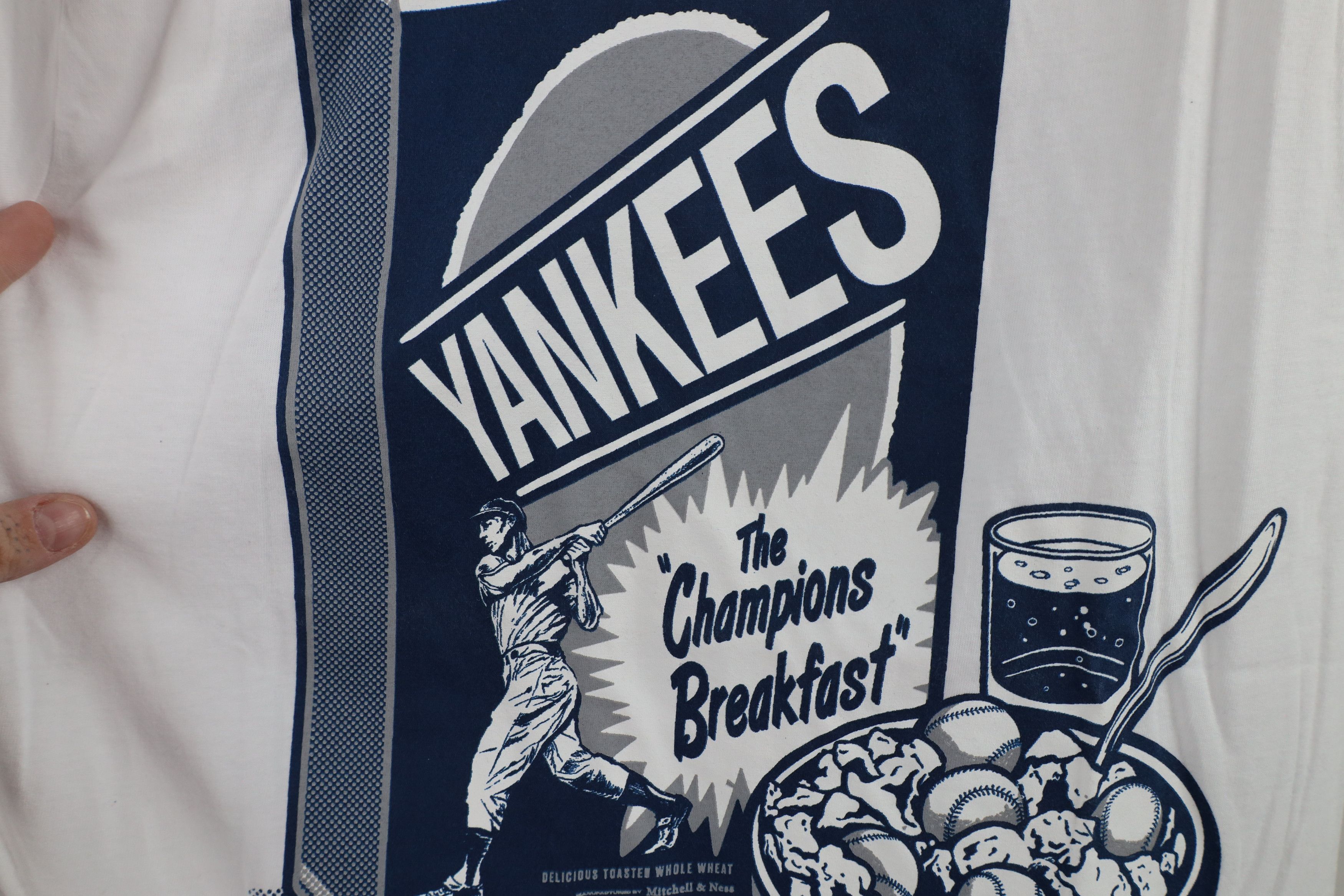 Mitchell & Ness × Vintage Mitchell & Ness Cooperstown Collection Wheaties T-Shirt Size US S / EU 44-46 / 1 - 9 Thumbnail
