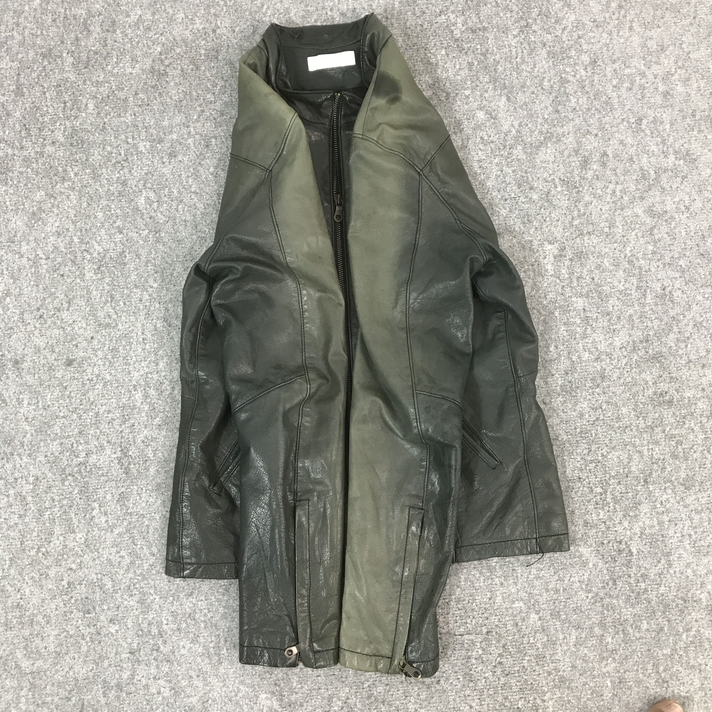 If Six Was Nine LUI'S BRAND JAPAN FADED LEATHER JACKET K66B10 Size US M / EU 48-50 / 2 - 10 Thumbnail