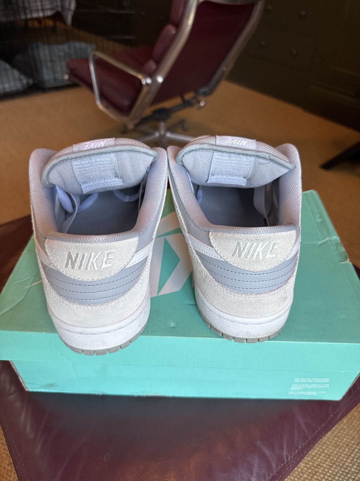 Nike Nike SB Dunk Low Wolf Grey Size 11 with Box Size US 11 / EU 44 - 6 Thumbnail