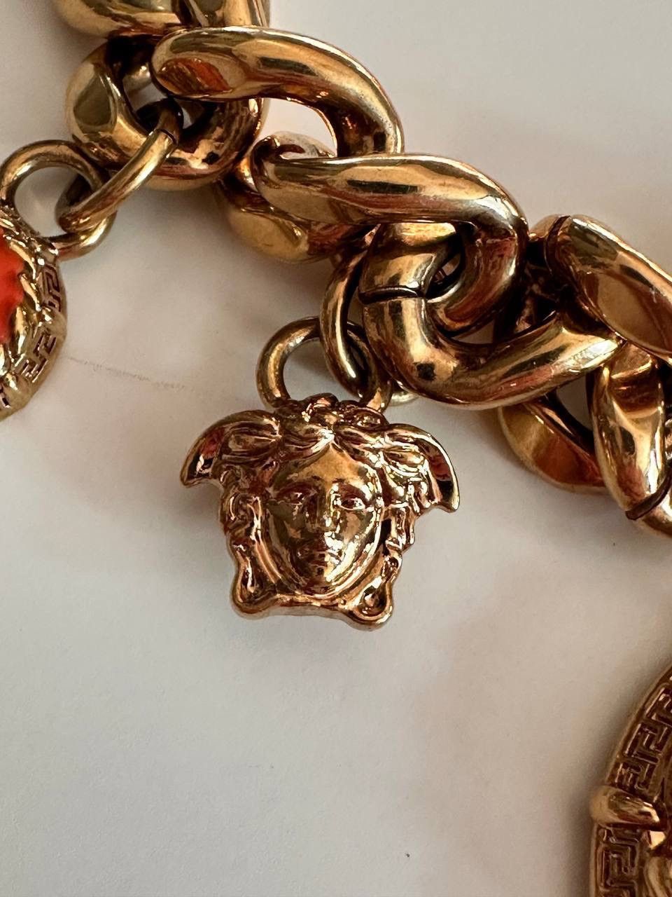 Versace Versace Bracelet Medusa Logo Orange Star Fish Gold Auth Size ONE SIZE - 5 Thumbnail