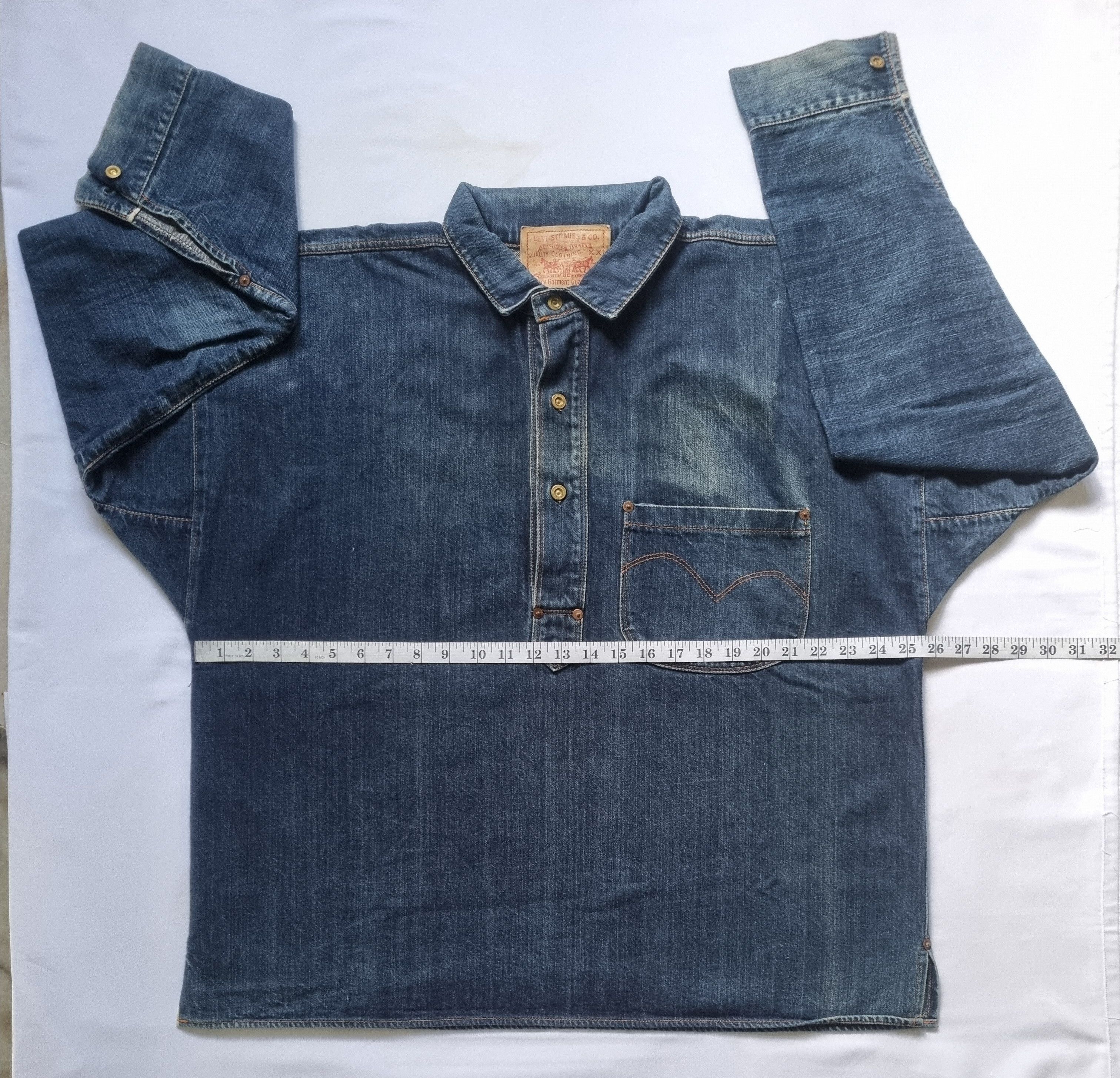 LVC × Levi's × Levi's Vintage Clothing LVC Levi's Vintage Clothing Denim Shirt Size US XL / EU 56 / 4 - 3 Thumbnail