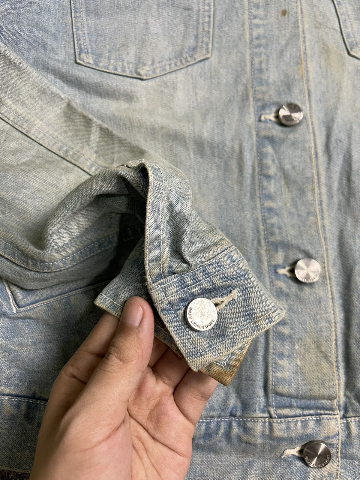 Ralph Lauren × Vintage Ralph Lauren x Cropped Denim Jacket (24) Size US S / EU 44-46 / 1 - 8 Thumbnail