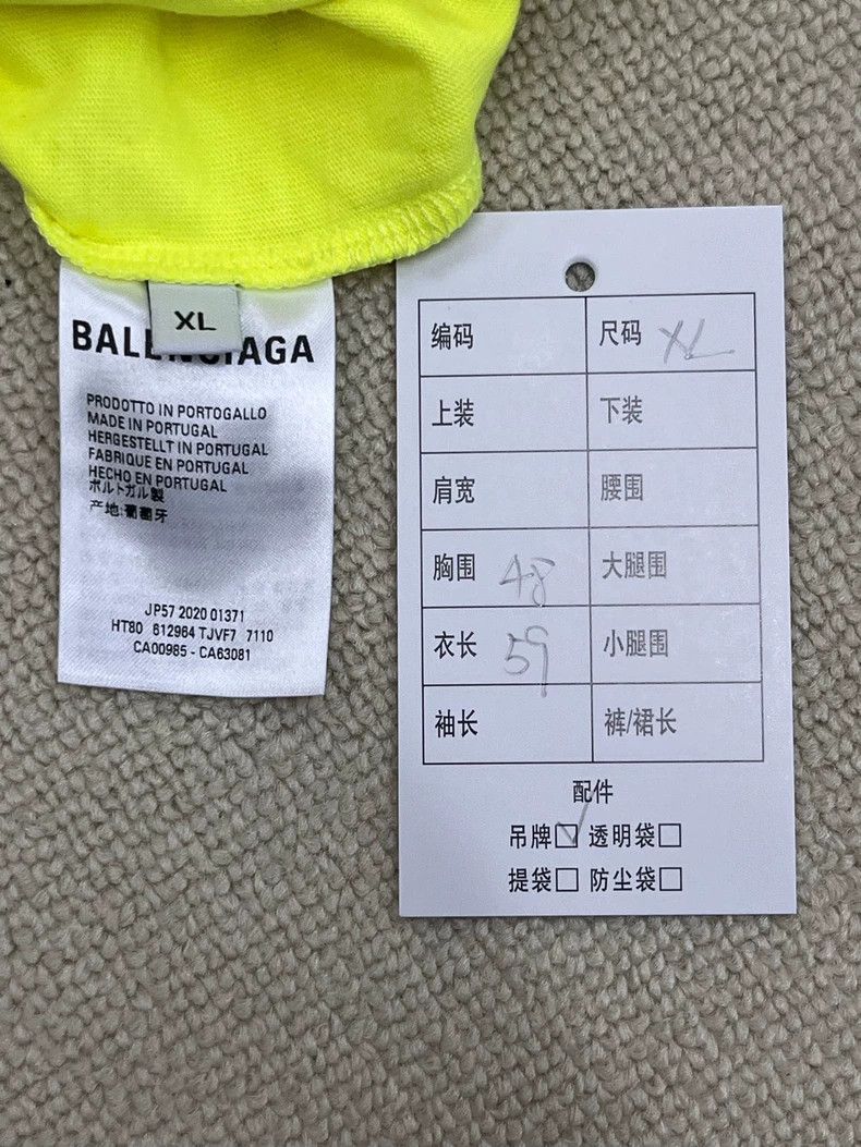 Balenciaga Balenciaga Fluorescent Coke Short Sleeves Size US XL / EU 56 / 4 - 4 Thumbnail