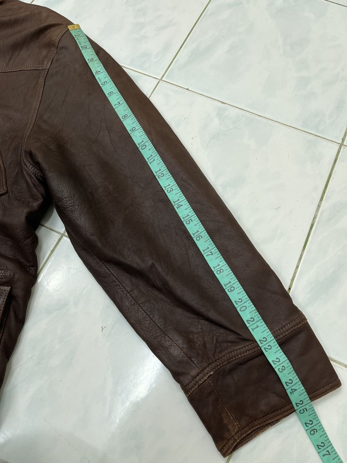 Genuine Leather 🔥🔥🔥STEALS VTG HIGH TRADITION FLAG LEATHER JACKET Size US M / EU 48-50 / 2 - 17 Thumbnail