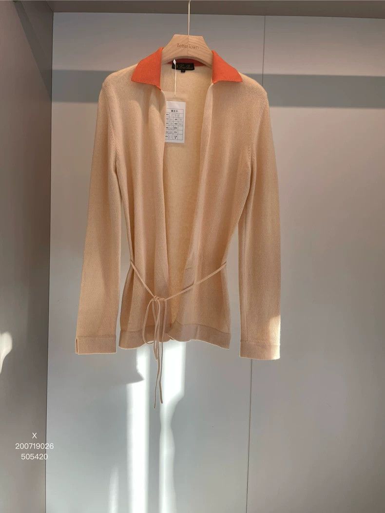 Loro Piana LORO PIANA Apricot colored cashmere sweater Size M / US 6-8 / IT 42-44 - 1 Thumbnail