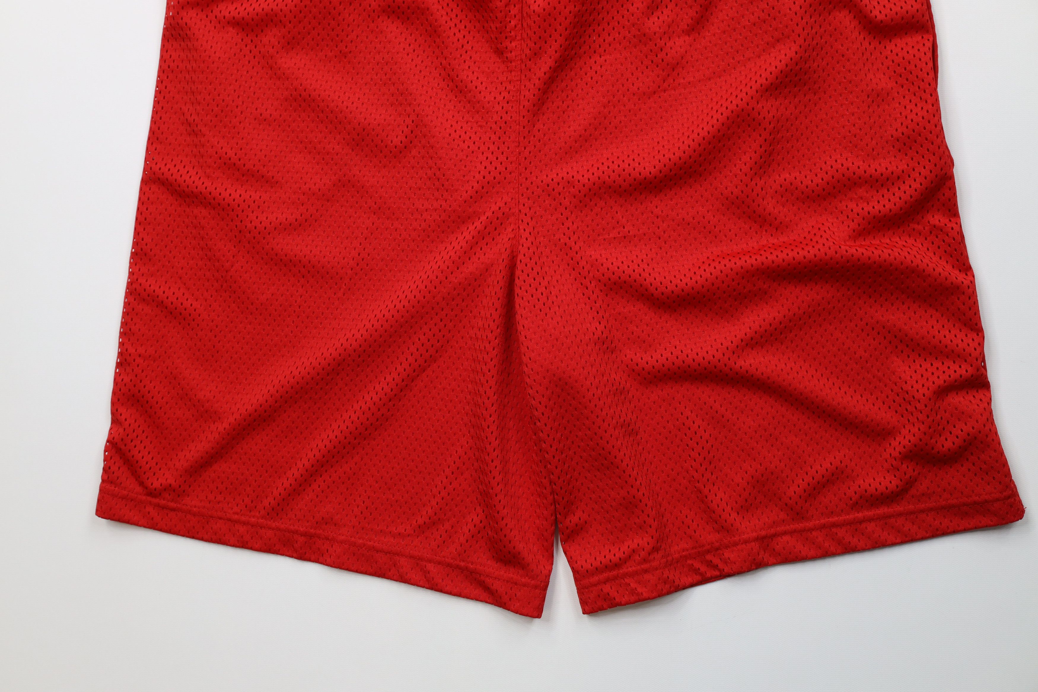 Vintage Vintage 90s Ohio State University Above Knee Mesh Shorts Size US 34 / EU 50 - 12 Thumbnail