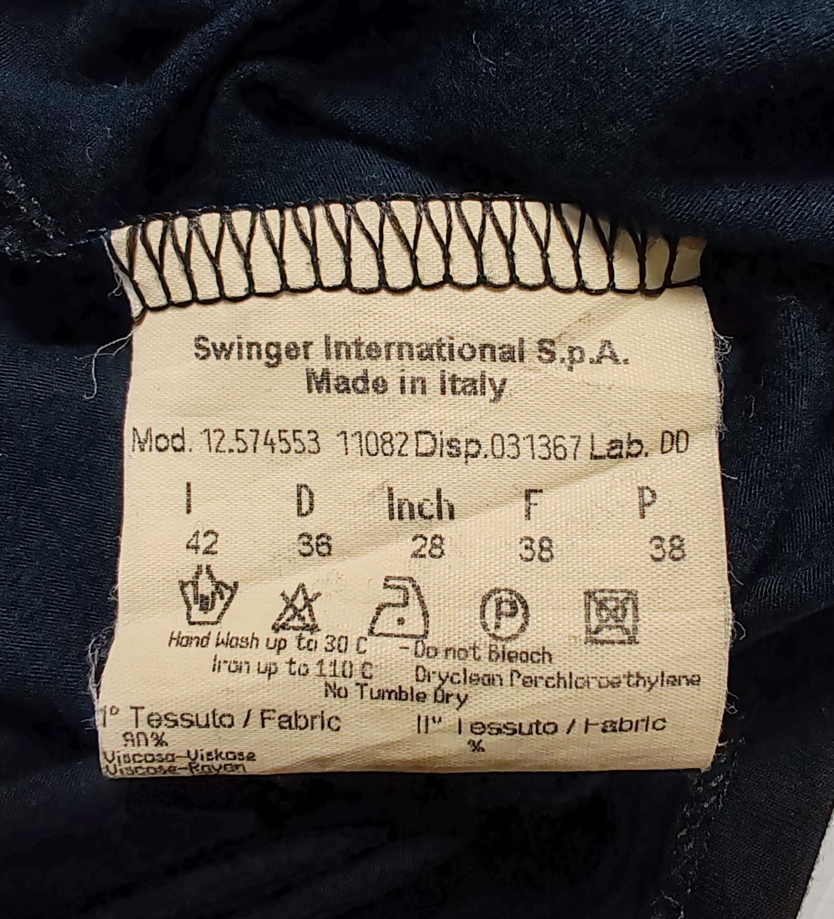 Fendi Vintage FENDI JEANS Shirt Italy 42 90s Tops Stretch shirt Size M / US 6-8 / IT 42-44 - 9 Thumbnail