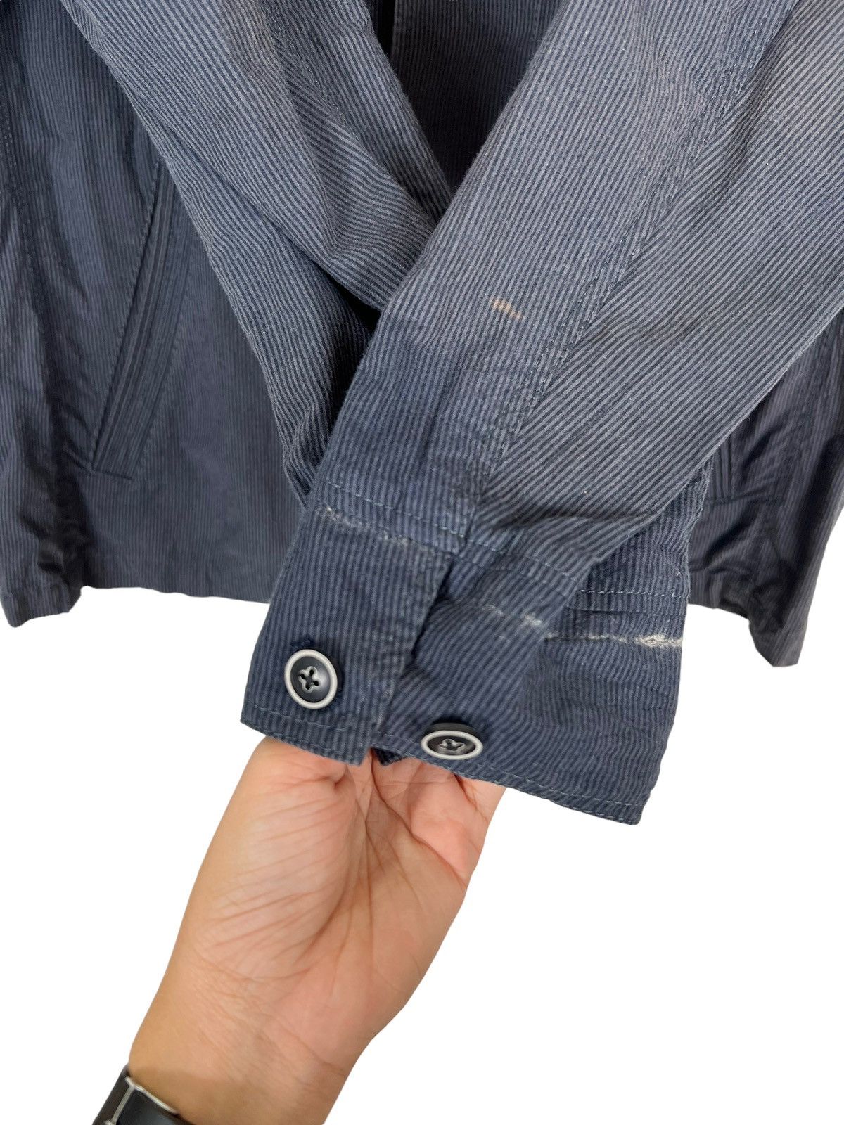 Joseph Abboud 🔥 JOSEPH ABBOUD PIN STRIPE CHORE JACKET Size US L / EU 52-54 / 3 - 12 Thumbnail