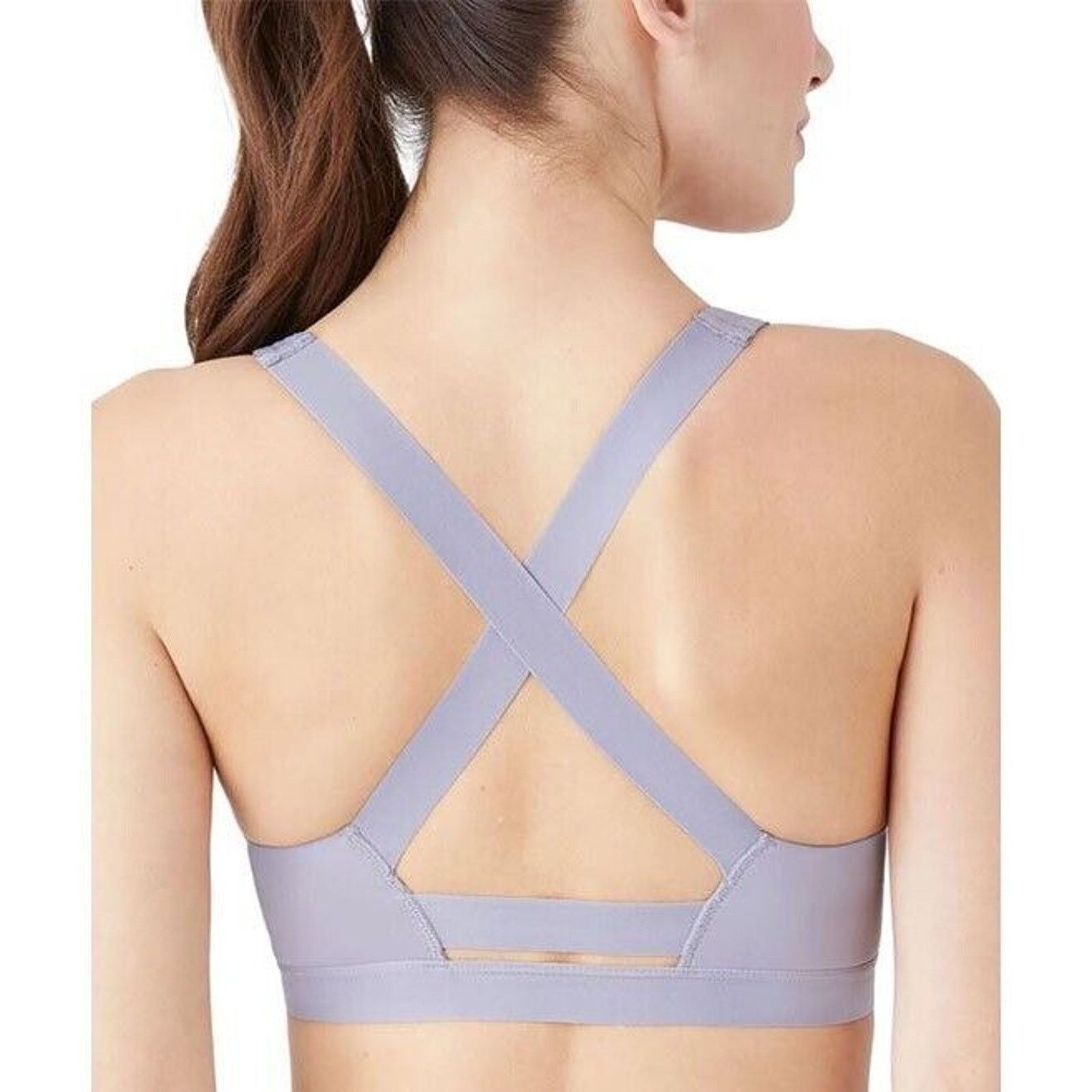The Unbranded Brand B.tempt'd by Wacoal Women Lilac Crossback Sports Bra Size S Size S / US 4 / IT 40 - 2 Thumbnail