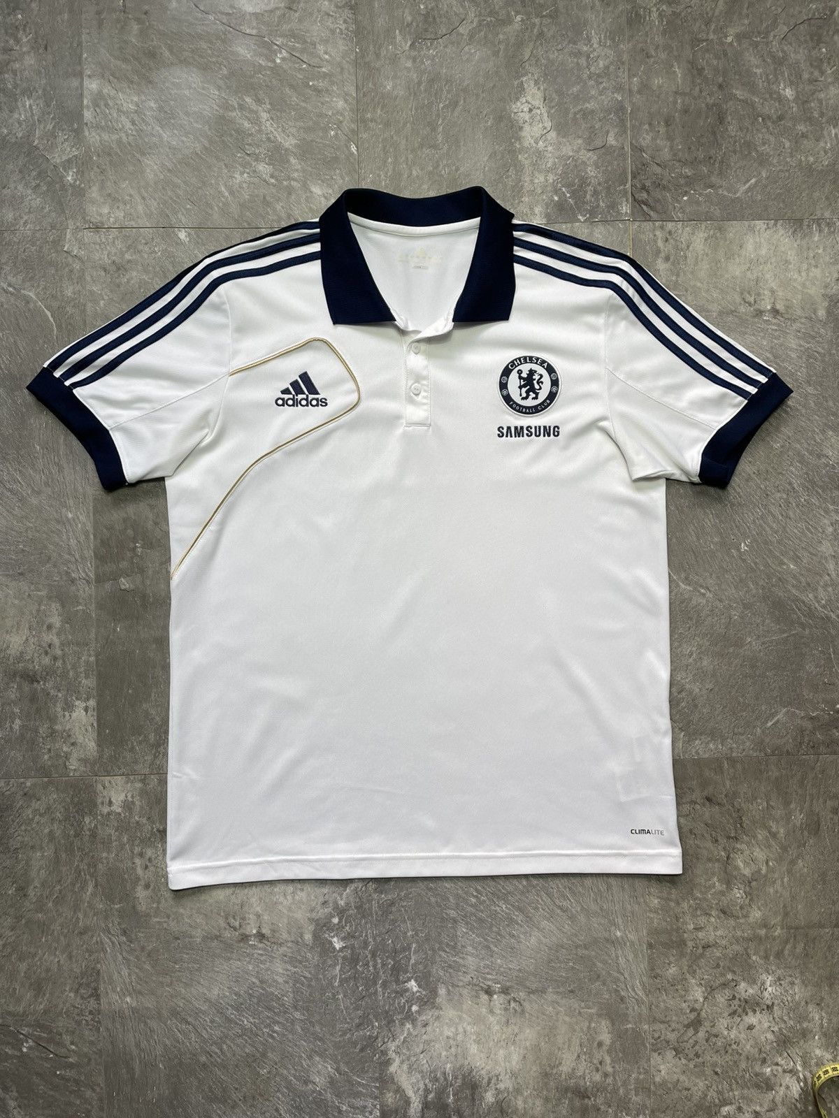 Adidas Adidas Chelsea Polo Shirt 2012-2013 Jersey Size US L / EU 52-54 / 3 - 1 Thumbnail