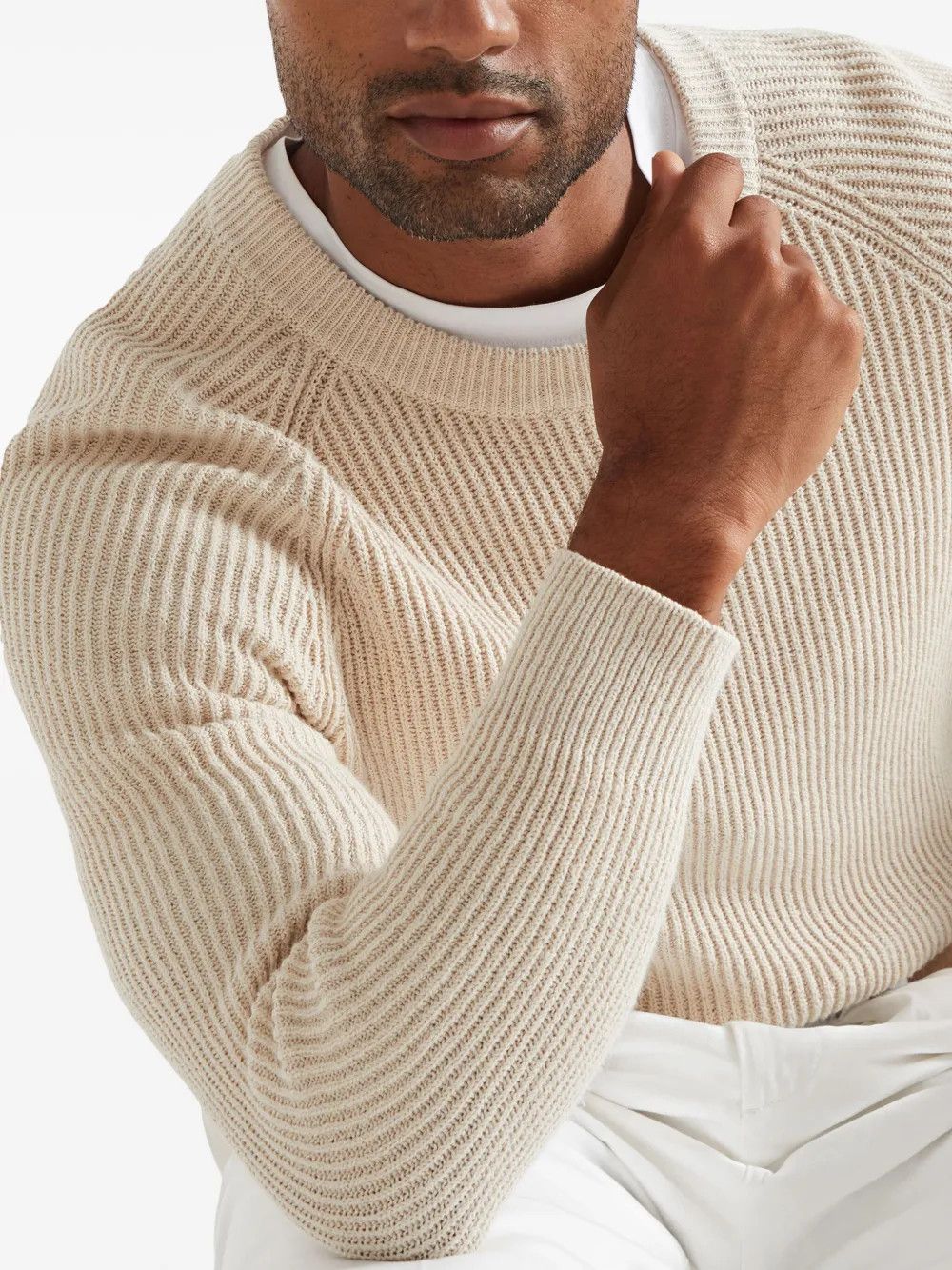 Brunello Cucinelli Sweater in Dark Brown Size US L / EU 52-54 / 3 - 3 Thumbnail