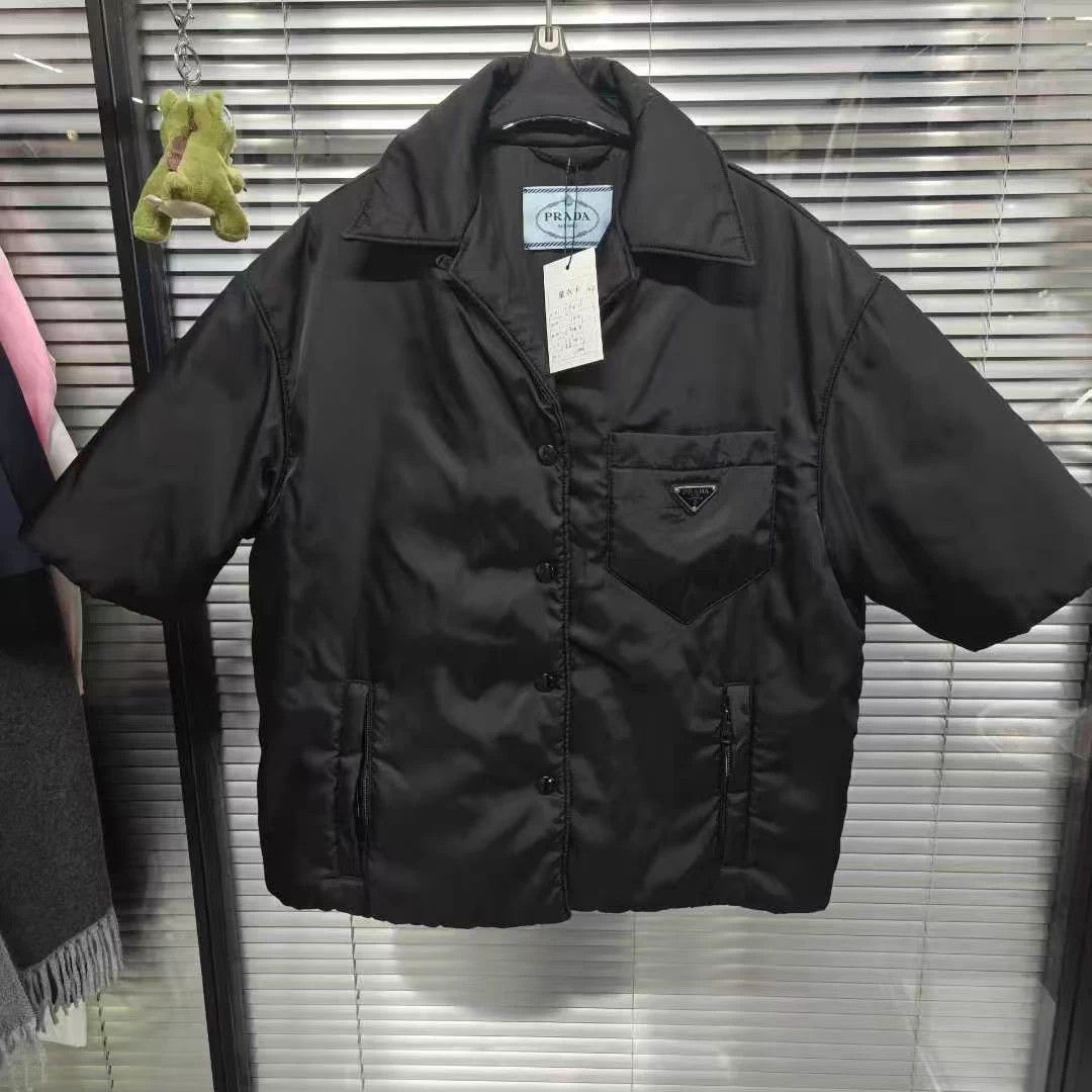 Prada Metal Triangle Logo Down M