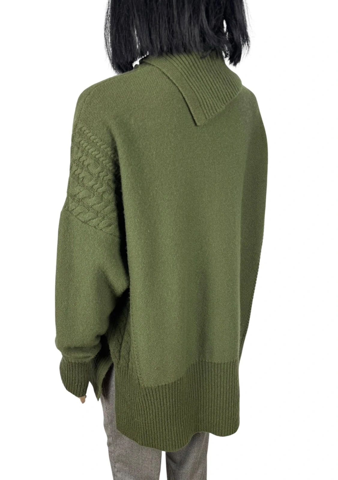 Jaeger Structured Sweater Wool Cashmere size L