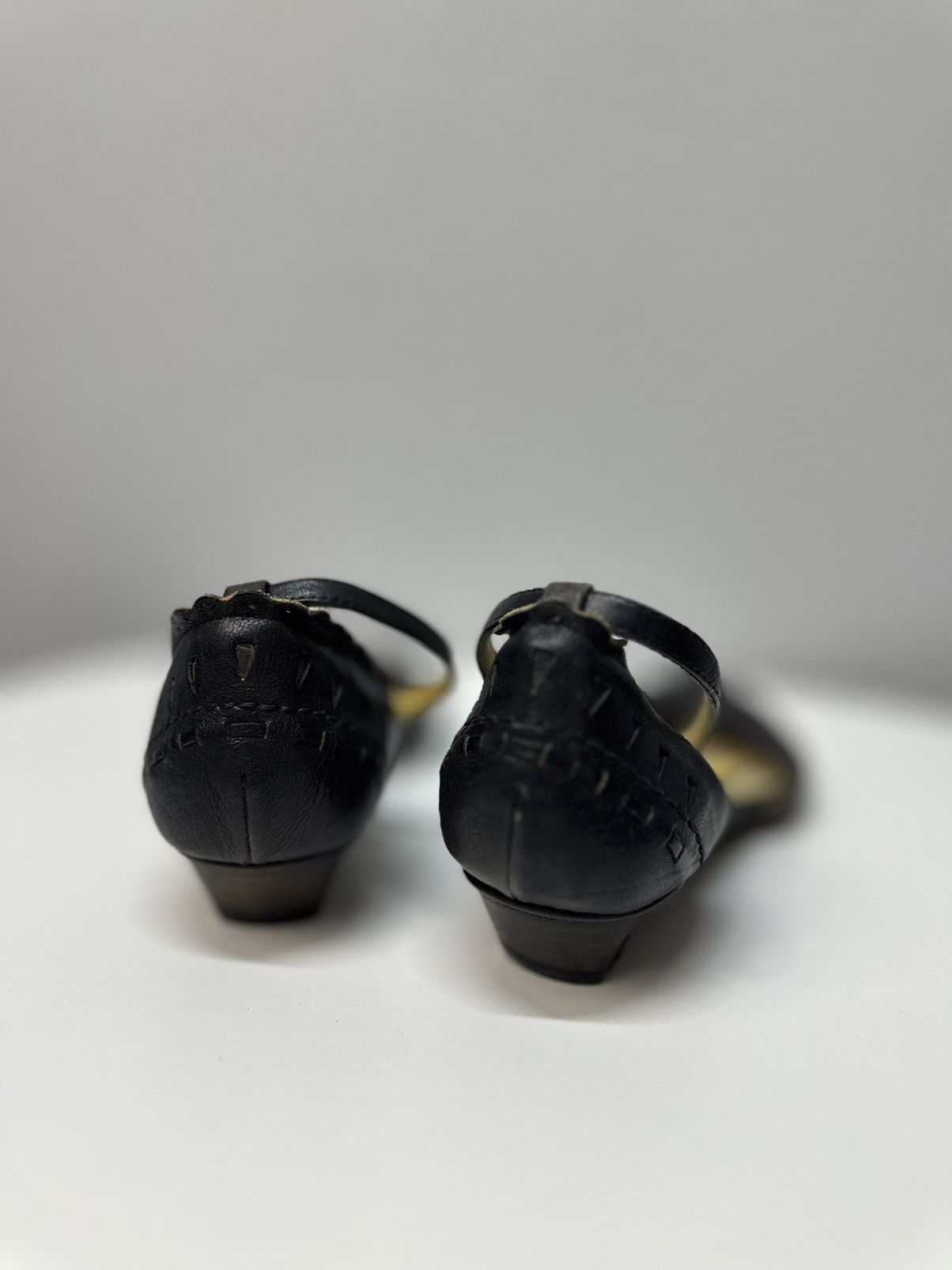 A.S.98 Vintage Air Step Ballet Shoes Womens Prada style Avantgarde Size US 11 / IT 41 - 5 Thumbnail