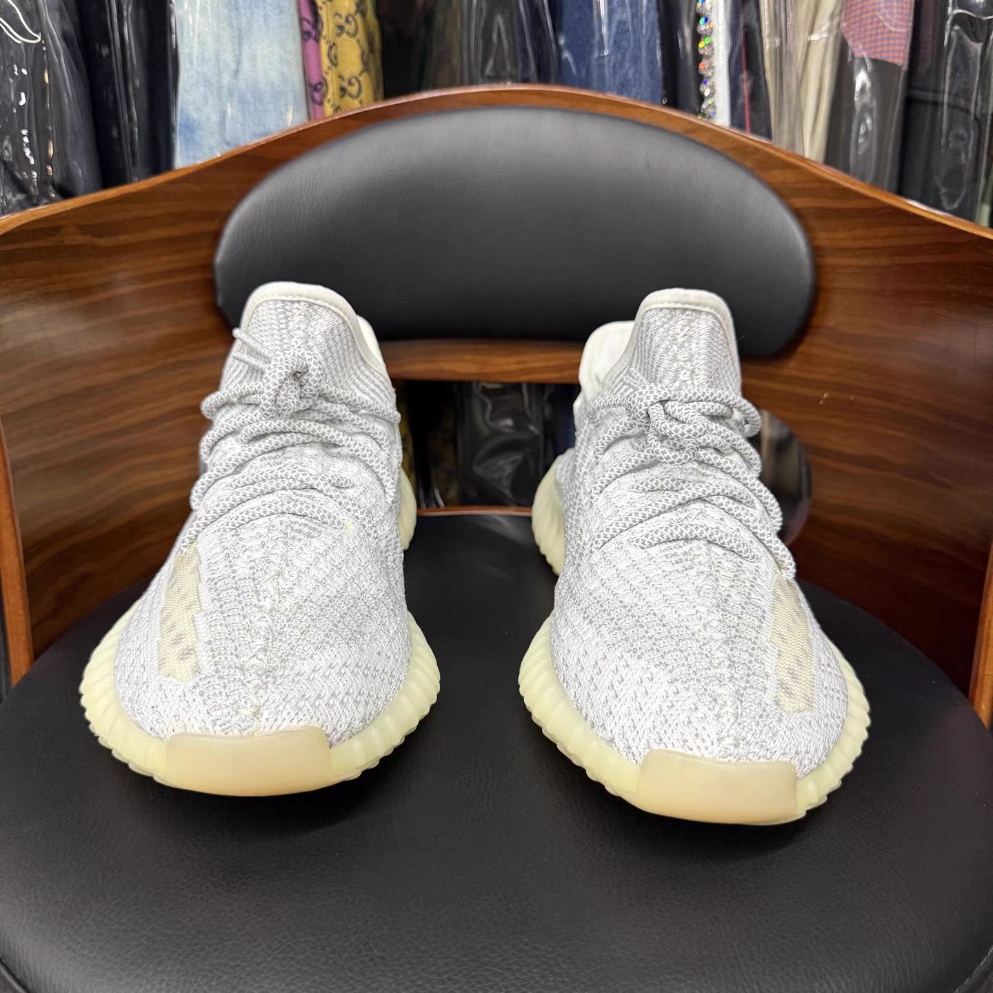 Adidas adidas Yeezy Boost 350 V2 "Static" (Non‑Reflective) K15 Size US 11.5 / EU 44-45 - 2 Thumbnail