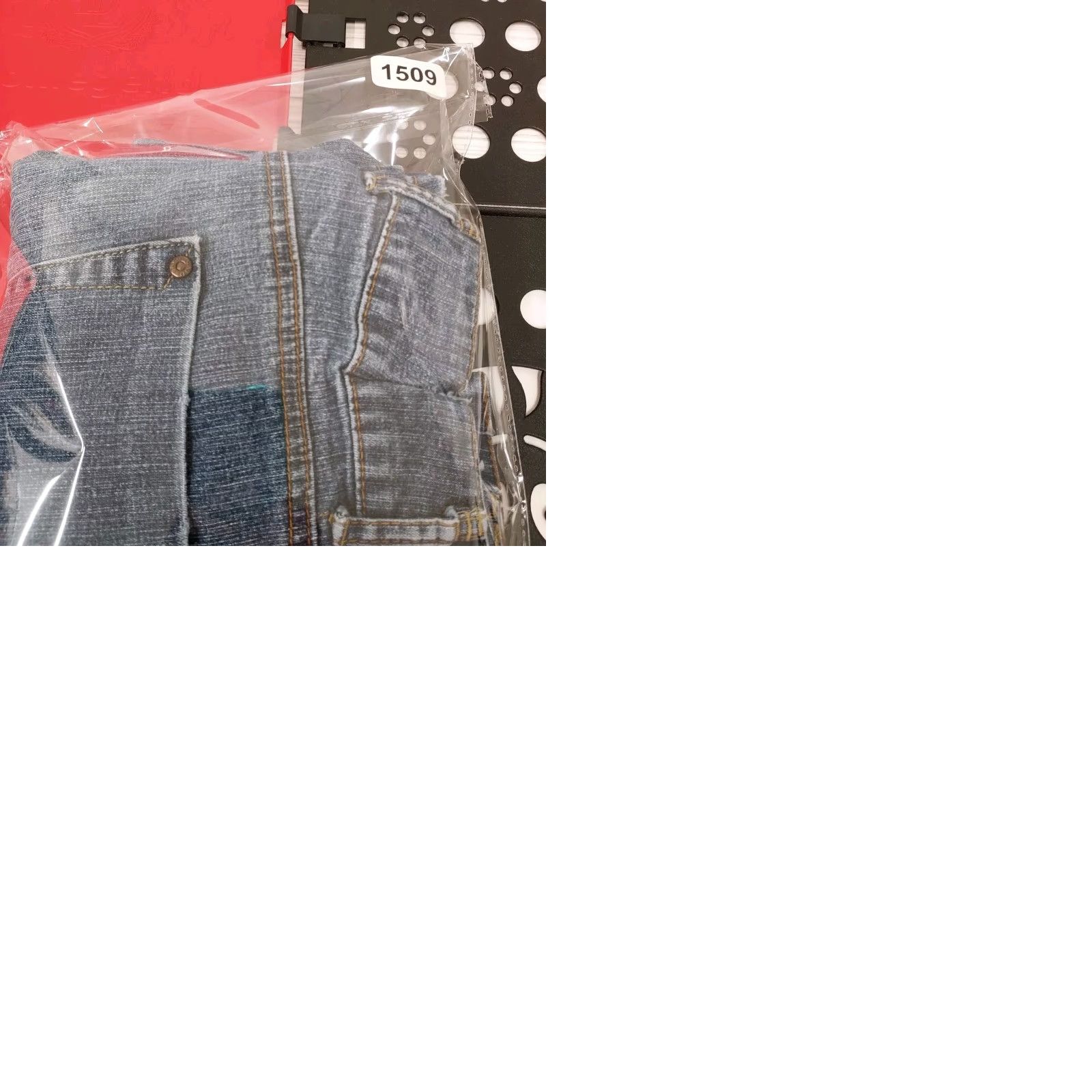 Vintage Cato Jeans Women's 14 Denim Straight High Rise Blue 5-Pocket Regular Stretch Vintage: No (FLAWED) Size 36" / US 14 / IT 50 - 10 Thumbnail