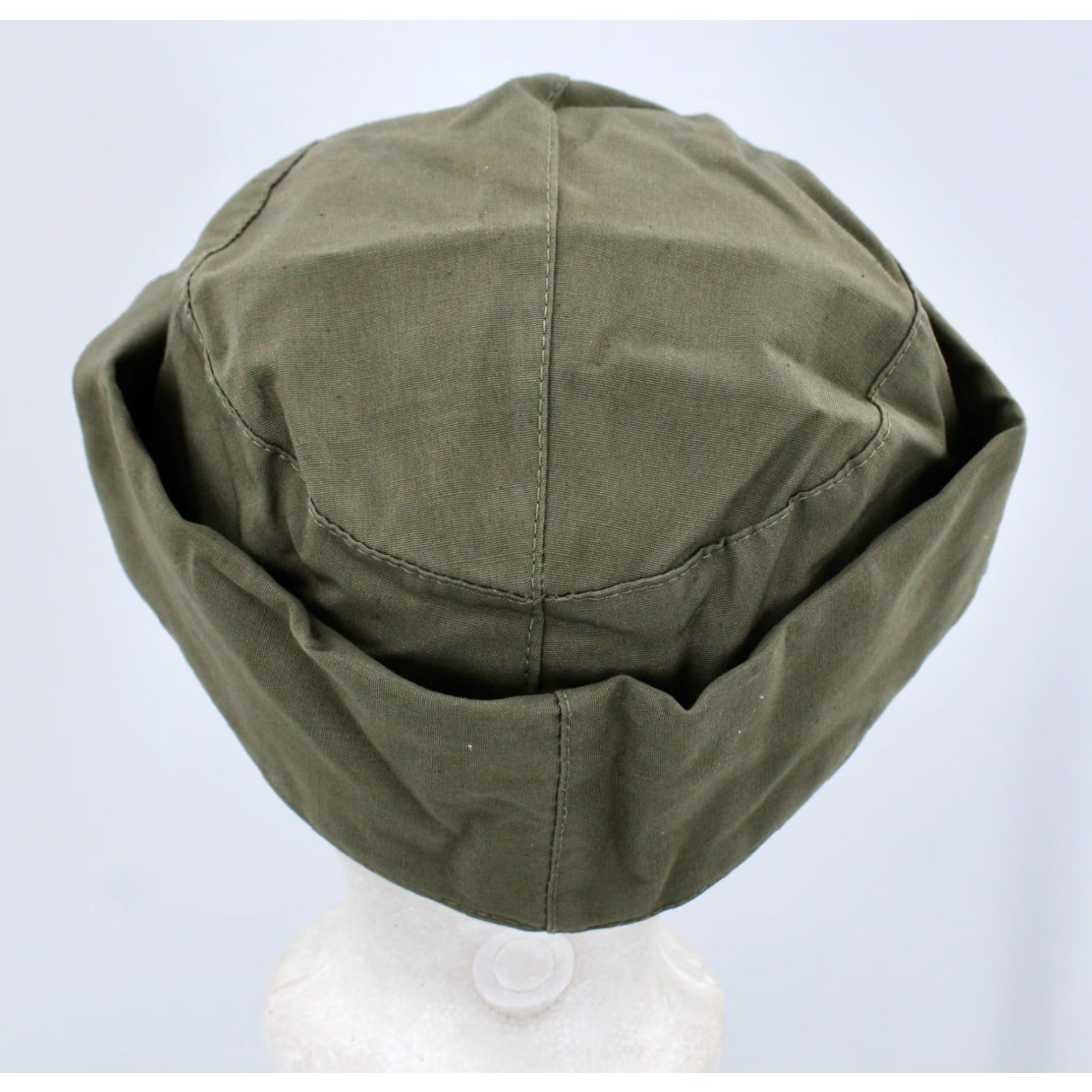 Vintage VINTAGE Men's VTG NOS 1930s Olive Green Hunter Outdoor Cap Sz 7 1/4 Hat 30s Cap Mens Green 30s Size ONE SIZE - 3 Thumbnail