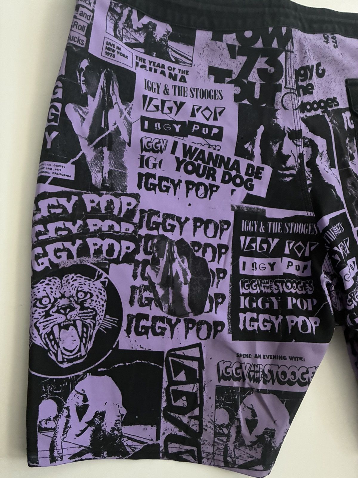 Billabong Billabong shorts Iggy Pop rare band rock archive art garde Size US 38 / EU 54 - 13 Thumbnail
