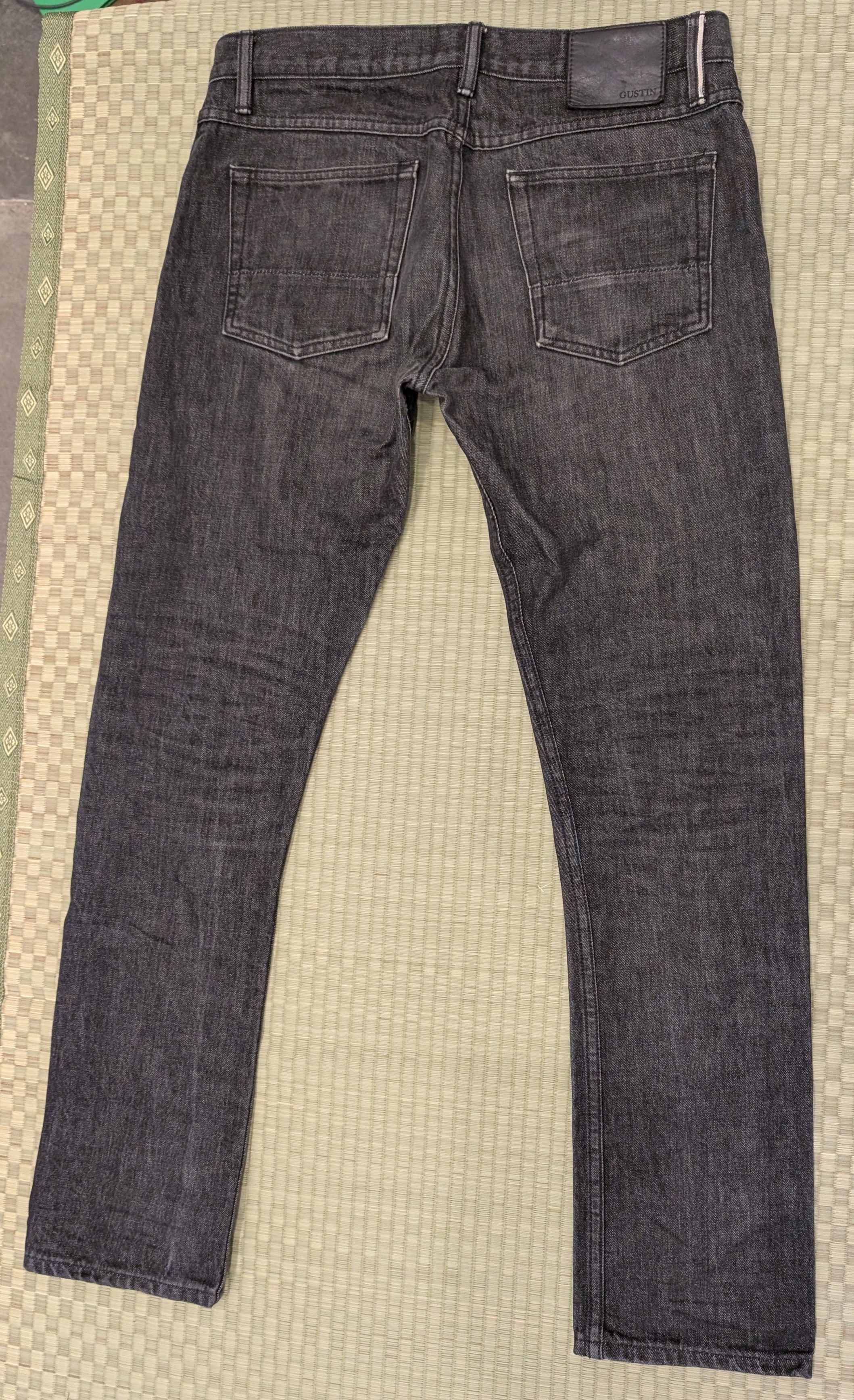Gustin Gustin Raw Selvedge Denim Jeans Made in USA Size US 34 / EU 50 - 2 Thumbnail