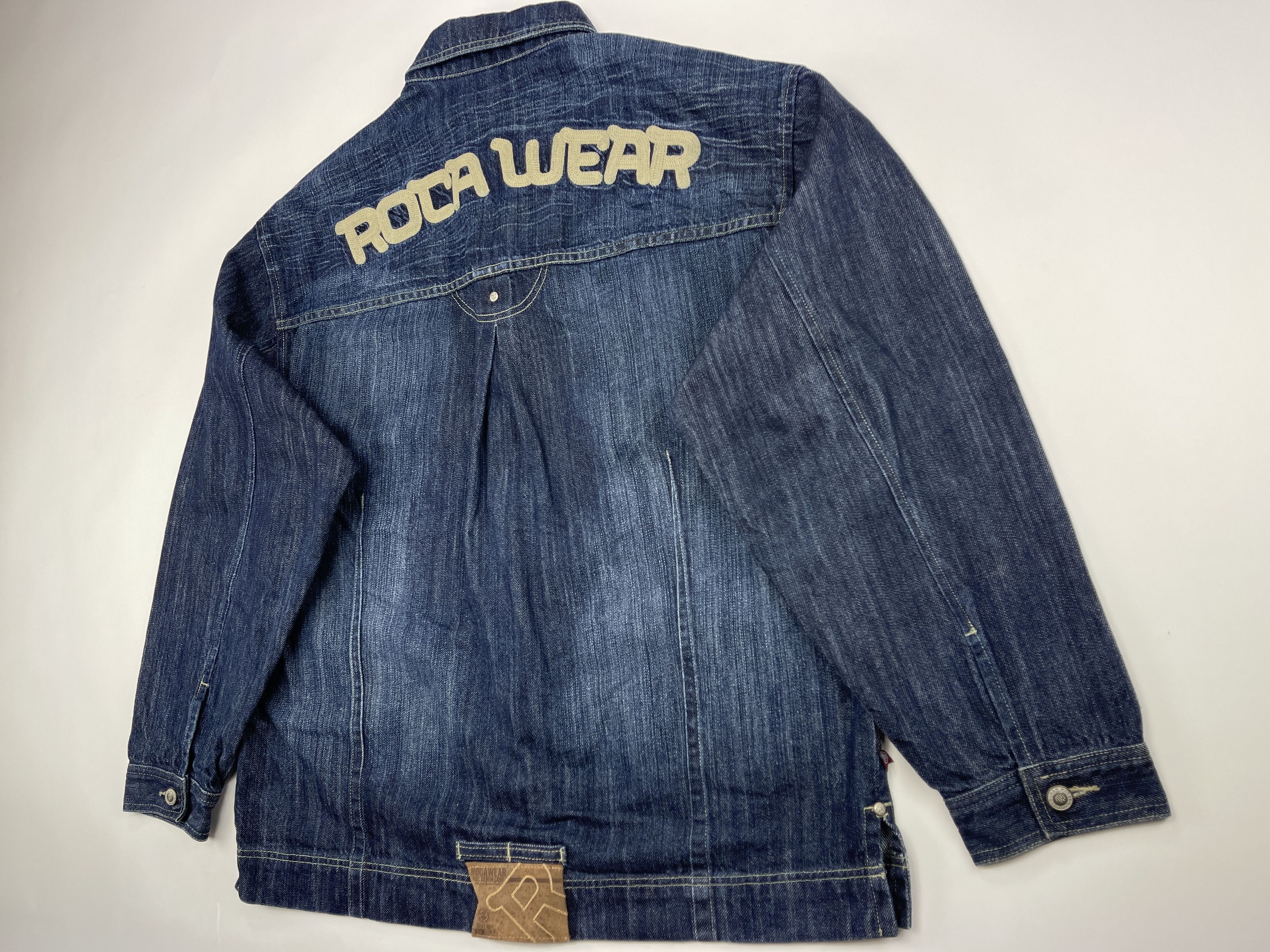 Rocawear Rocawear jacket, blue, vintage Roca Wear denim jacket, 90s L Size US L / EU 52-54 / 3 - 4 Thumbnail