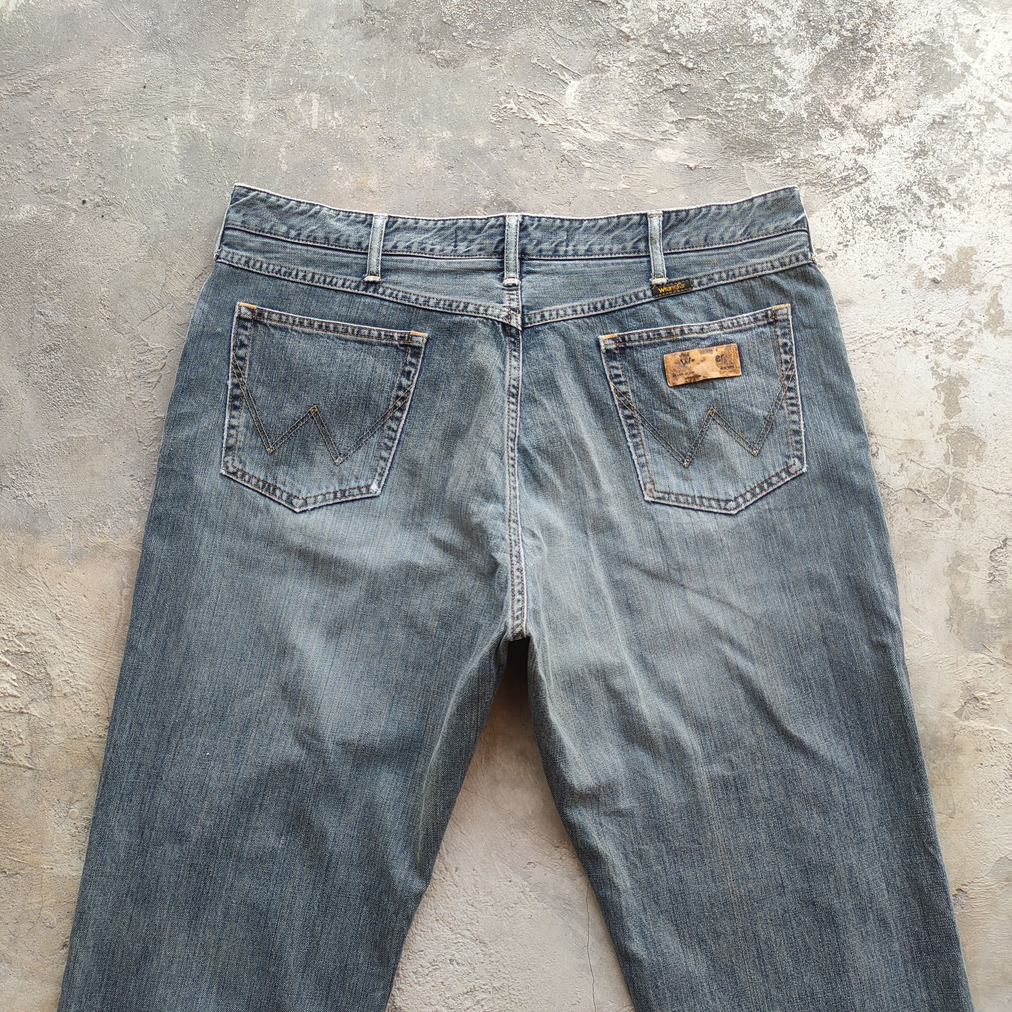 Jean × Vintage × Wrangler W38 VINTAGE WRANGLER FADED DISTRESSED JEANS PANTS Size US 38 / EU 54 - 8 Thumbnail
