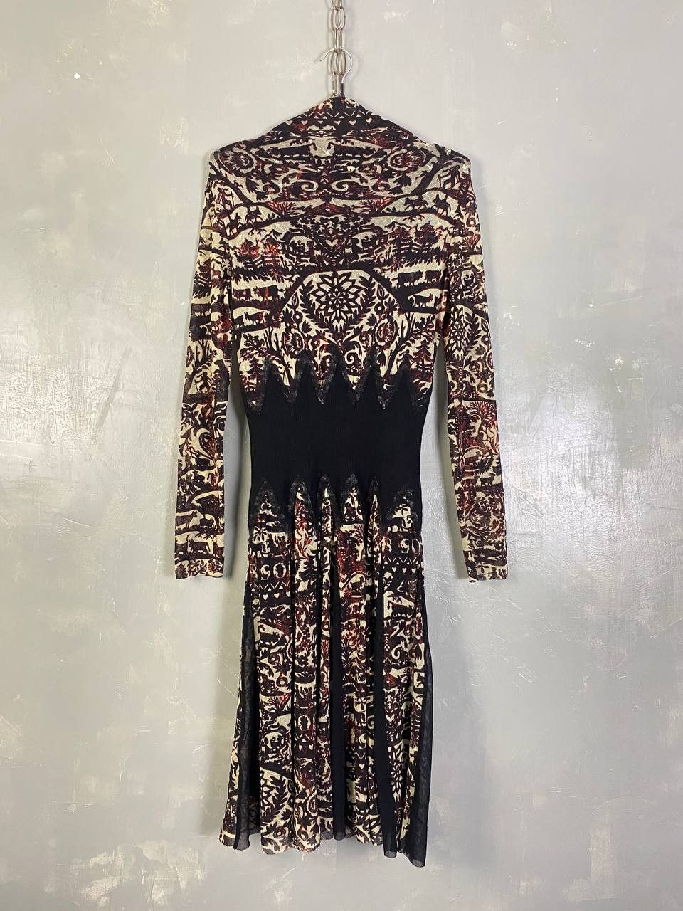 Jean Paul Gaultier Jean Paul Gaultier Soleil Tribal Tattoo Print Dress Size S / US 4 / IT 40 - 4 Thumbnail