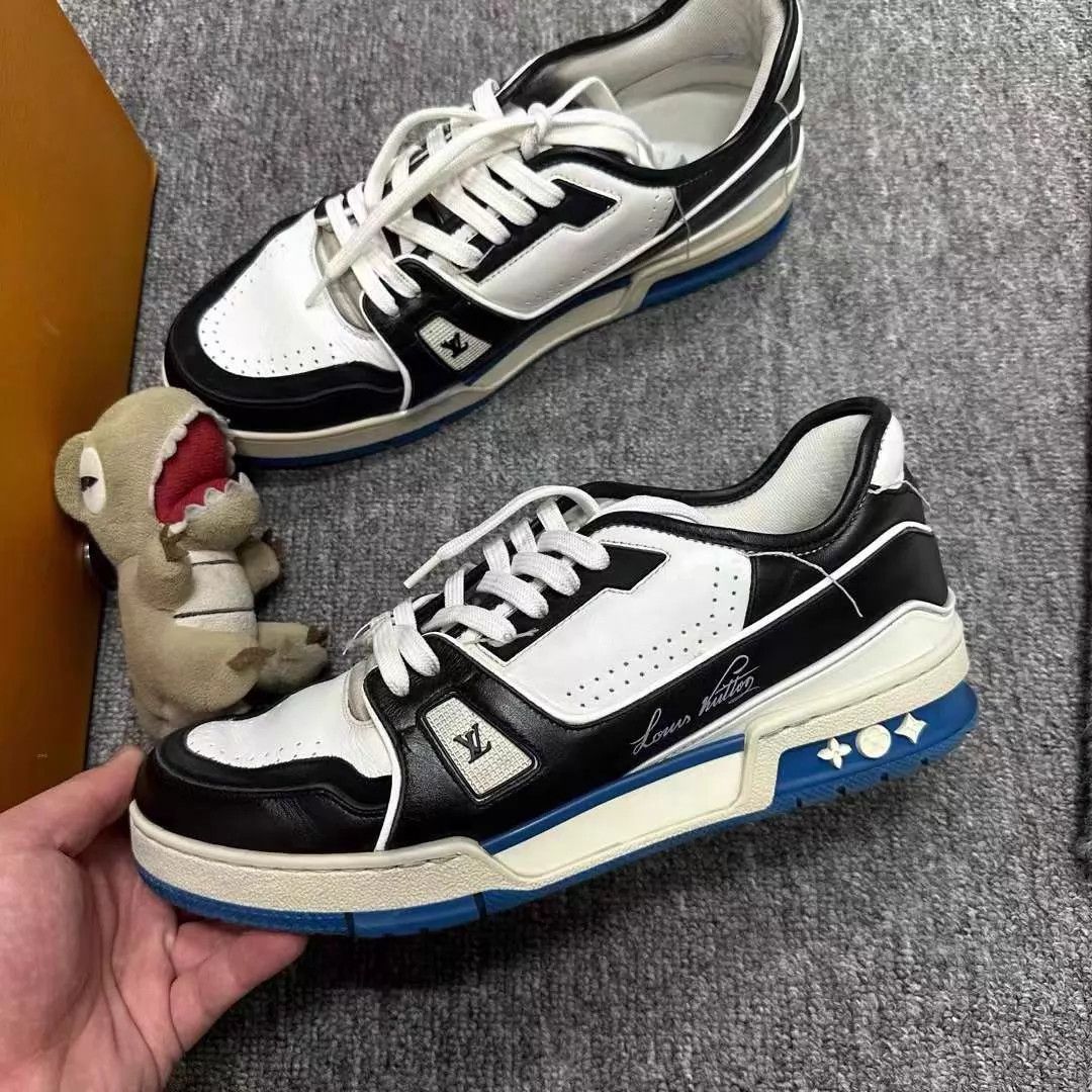 Louis Vuitton LV x Fragment Design Trainer 95 New With Box Size 41.5 Size US 8.5 / EU 41-42 - 2 Thumbnail