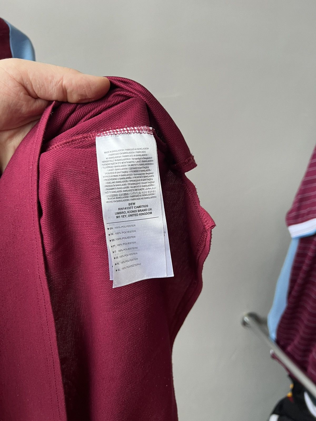 Umbro 2020/21 WEST HAM UNITED 125 Years SOCCER JERSEY SHIRT UMBRO Size US XL / EU 56 / 4 - 10 Thumbnail