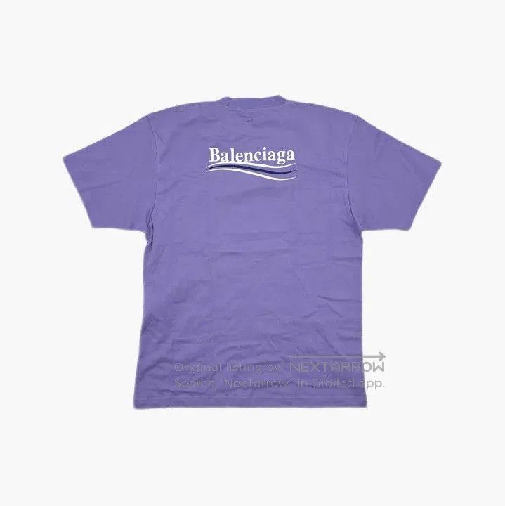 Balenciaga Balenciaga Purple Logo Print Short Sleeve T-Shirt. Size US XS / EU 42 / 0 - 3 Thumbnail