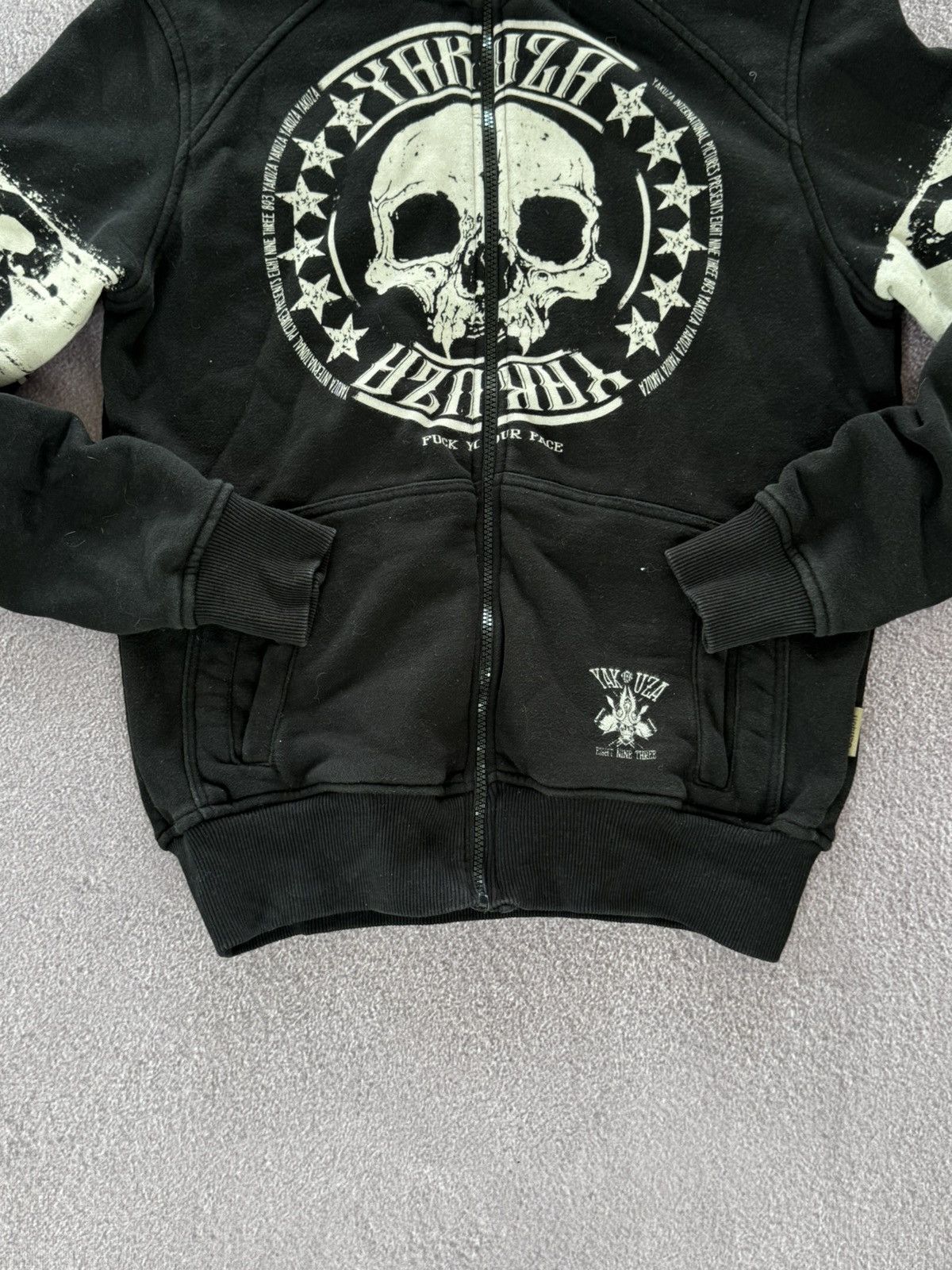 20471120 Vintage Diesel Style Faded Grunge Zip Up Jumper Sweatshirt Size US M / EU 48-50 / 2 - 3 Thumbnail