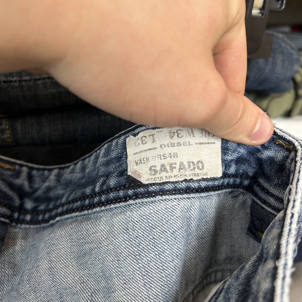 Diesel Vintage Diesel Basic Streetwear blue denim y2k jeans Size US 34 / EU 50 - 13 Thumbnail