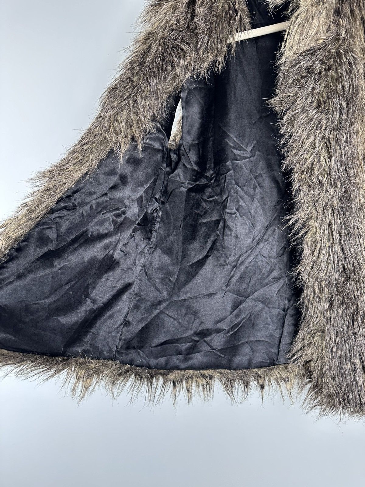 Hysteric Glamour × Japanese Brand × Vintage Vintage Y2k Fuzzy Fur Vest If Six Was Nine Opium Size S / US 4 / IT 40 - 5 Thumbnail
