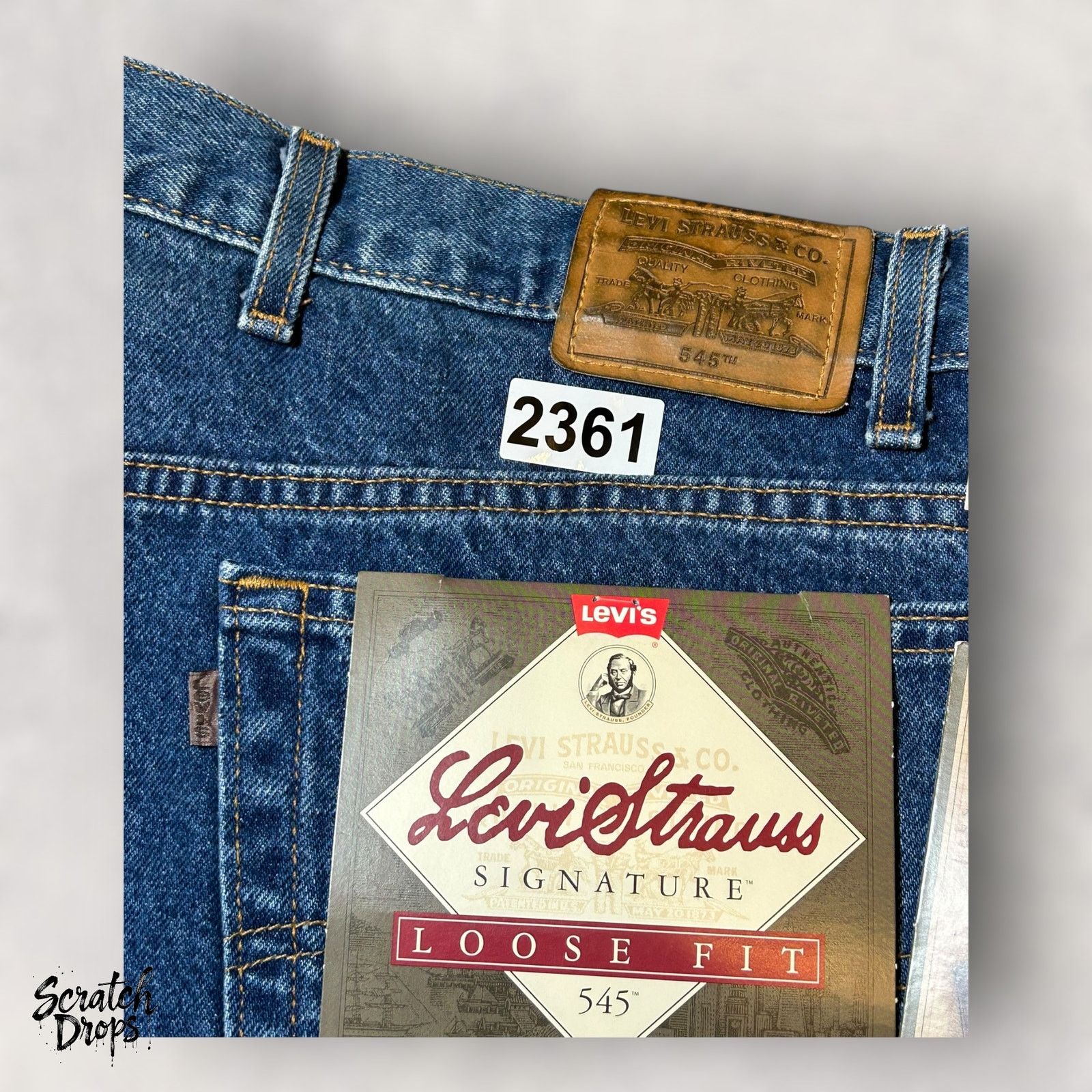 Levi's Vintage Levi's Signature 545 Men's Jeans NWT W52 L32 Loose Size US 38 / EU 54 - 8 Thumbnail