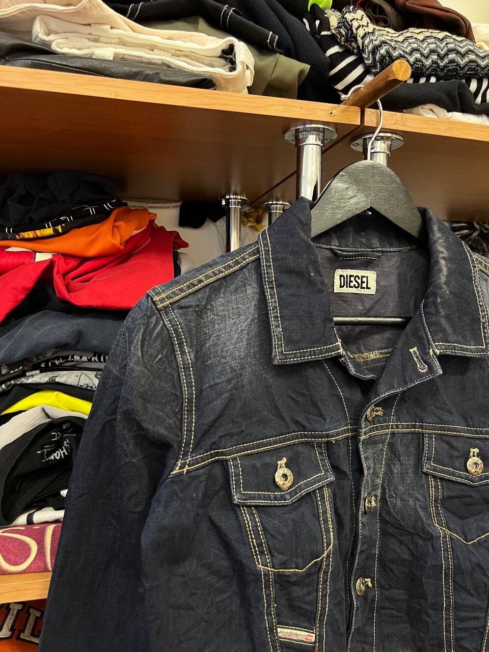 Diesel Diesel Women Blue Denim Cropped Y2K Jacket Size M / US 6-8 / IT 42-44 - 2 Thumbnail