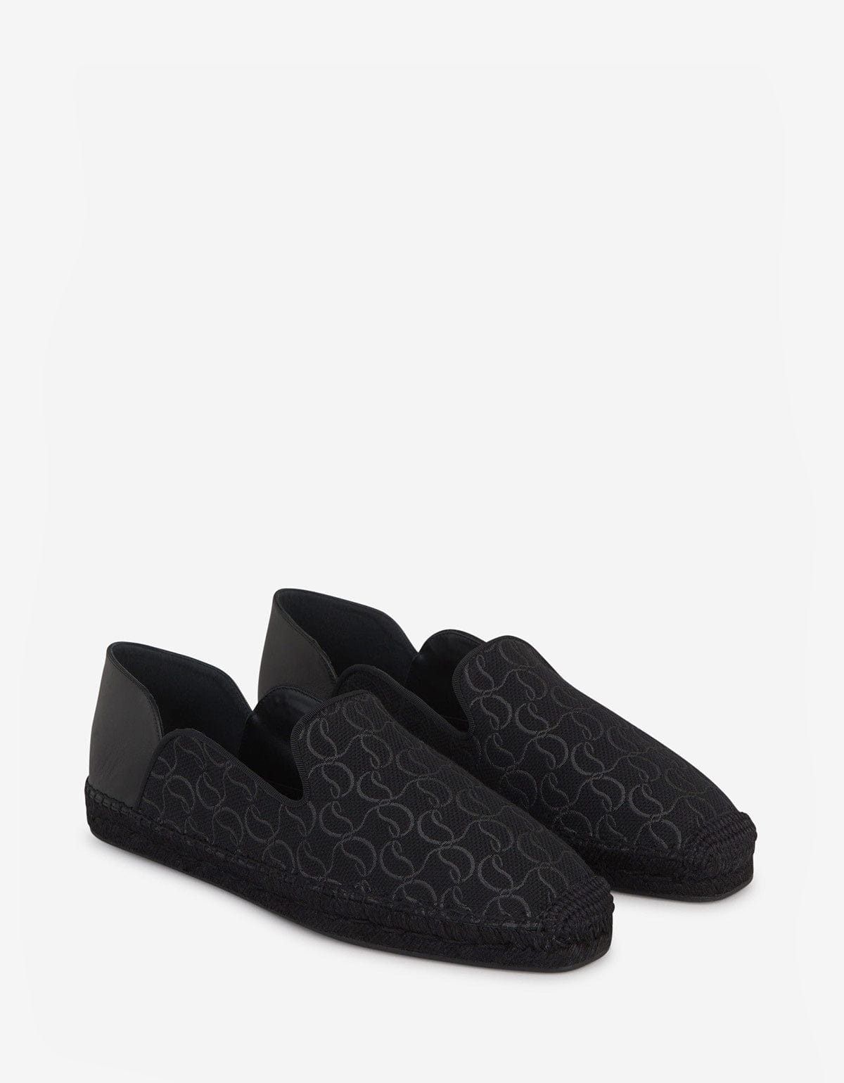 Espadon CL Jacquard Black Espadrilles