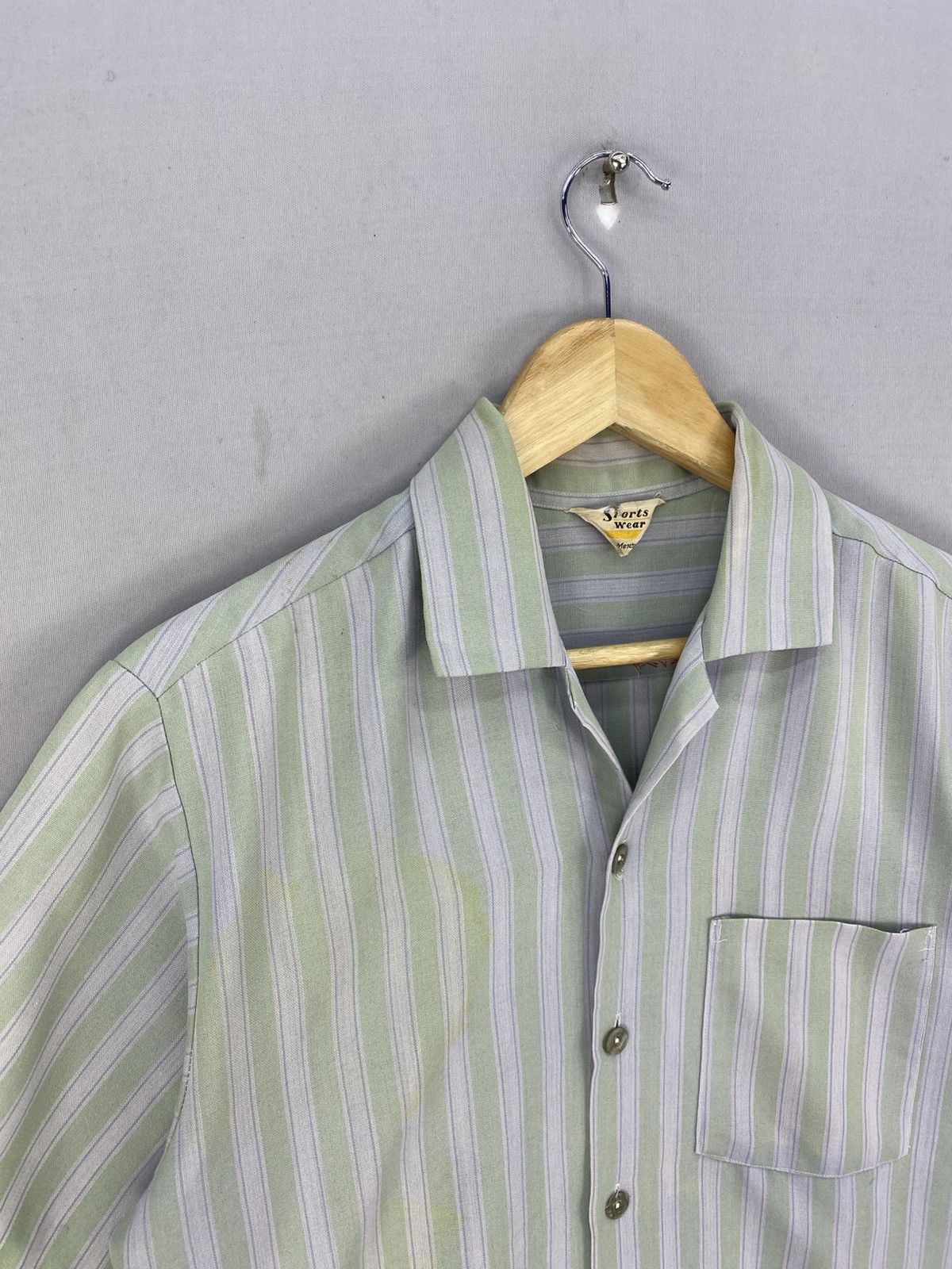 Flannel Sportswear Stripes Flannel Shirts Button Up Short Sleeve Size US M / EU 48-50 / 2 - 2 Thumbnail