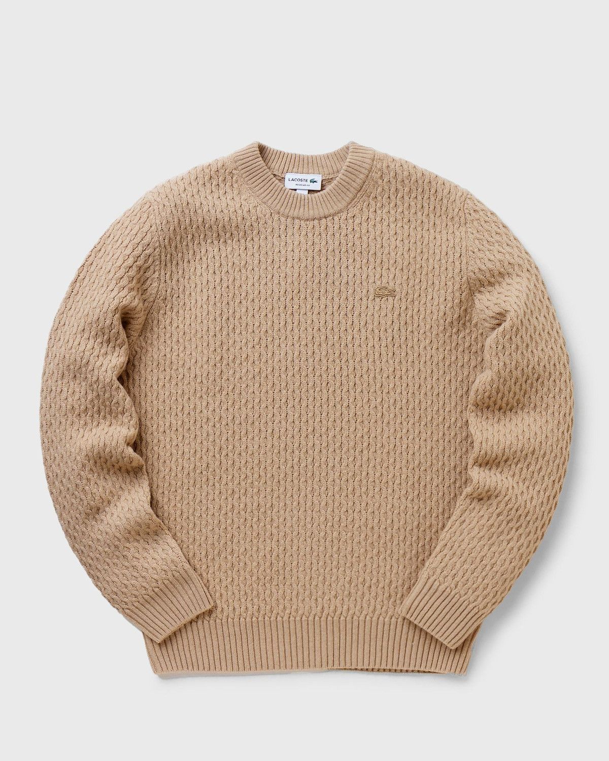 Lacoste 🔥 Lacoste Cable Knit Wool Sweater — FR 7 / XXL Size US XXL / EU 58 / 5 - 2 Thumbnail