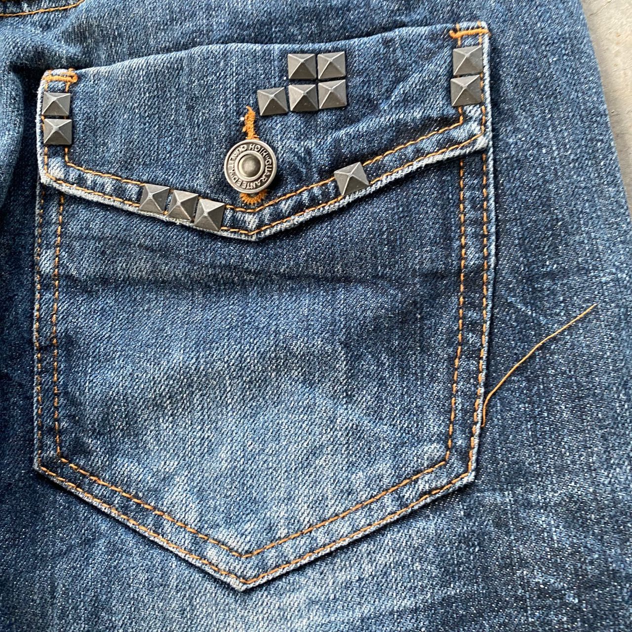 If Six Was Nine 💥Best Offer💥Vintage Nylaus Double Waist Distressed Denim Size US 32 / EU 48 - 10 Thumbnail