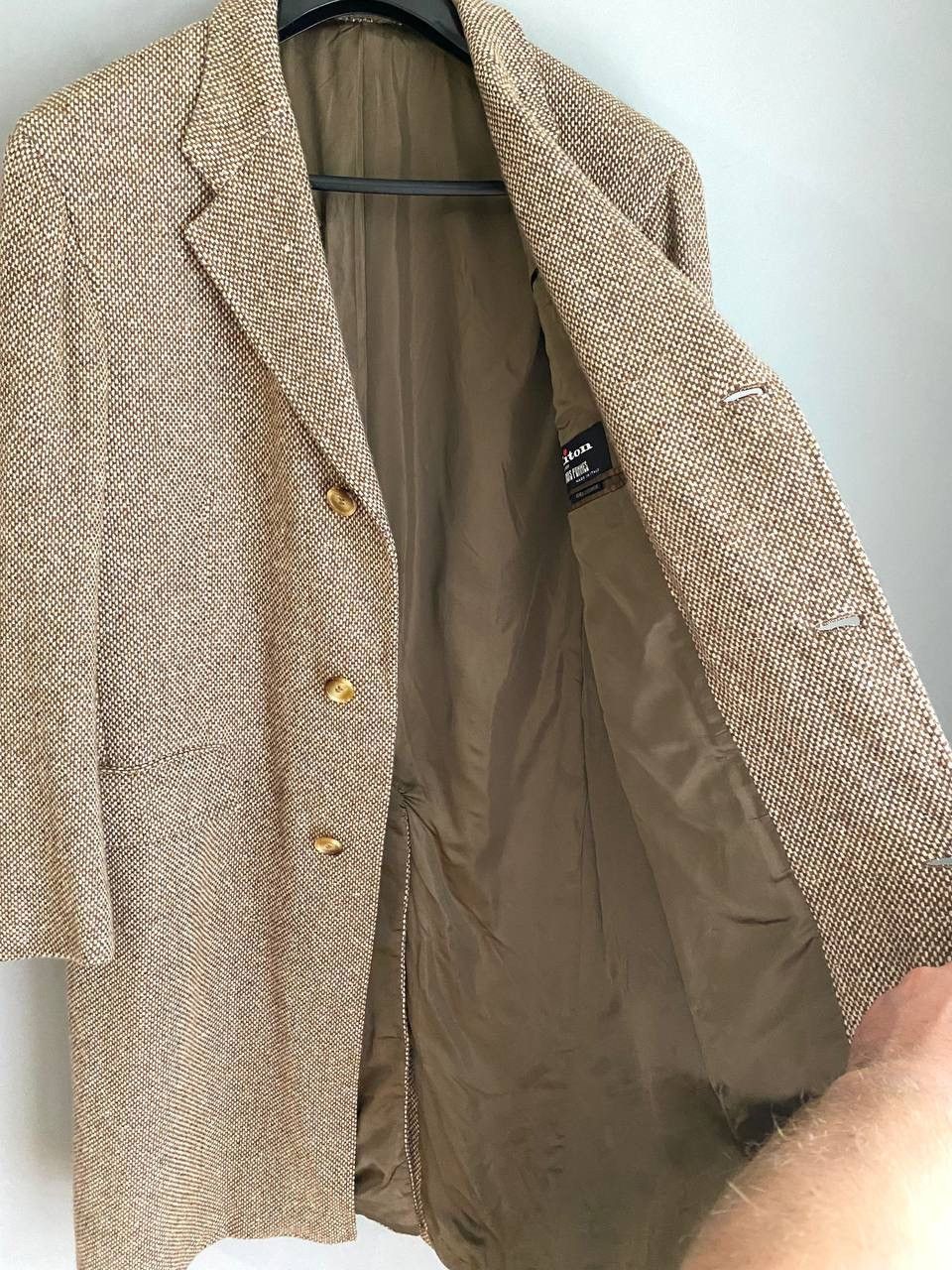 Kiton KITON Napoli 100%Cashmere Men's Brown Overcoat, Size 54 / 8R Size US L / EU 52-54 / 3 - 18 Thumbnail