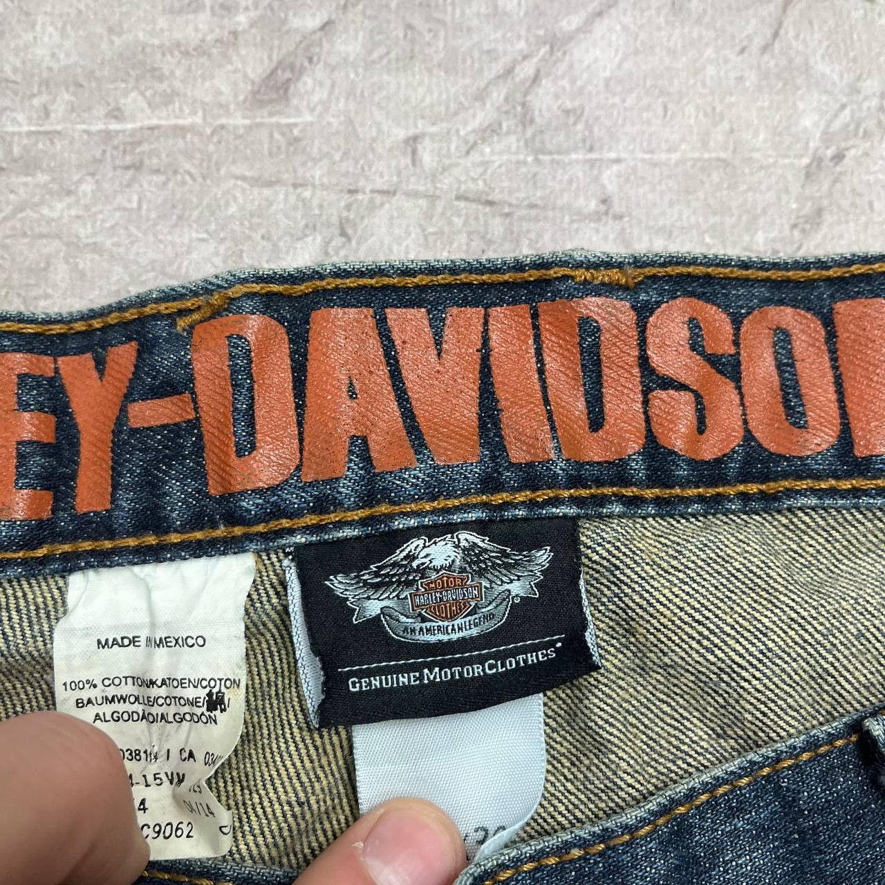 Harley Davidson Harley Davidson Men's Motorcycle Jeans with Knee size 32x30 Size US 33 - 11 Thumbnail