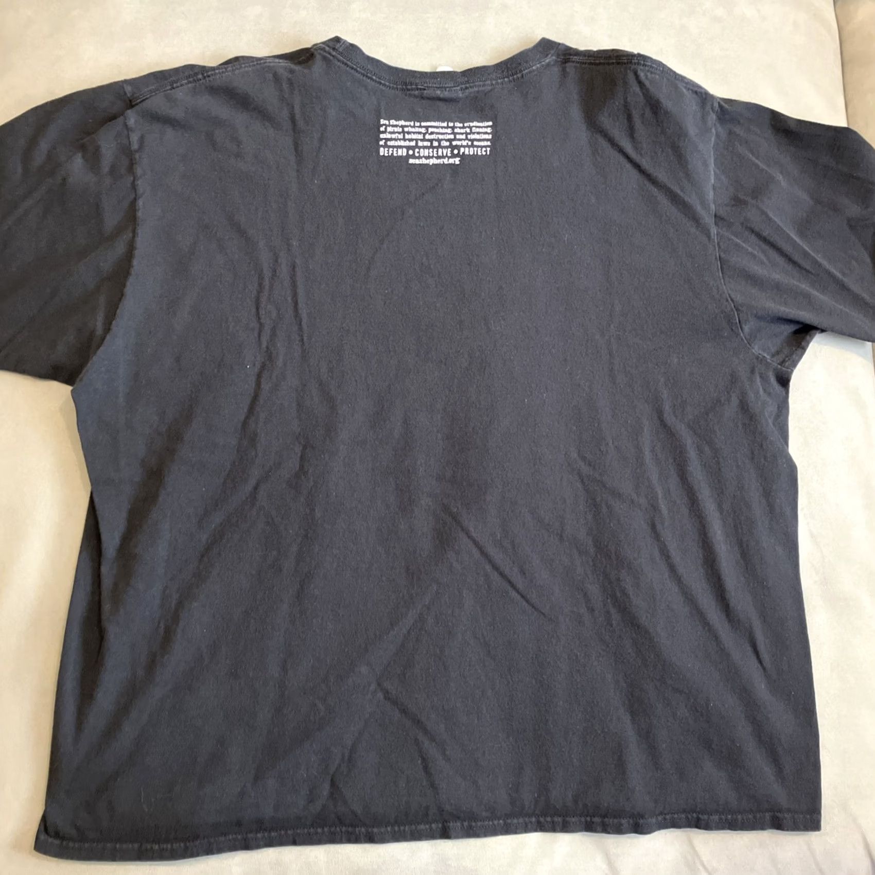 Anvil Anvil Sea Shephard Original Logo T Shirt RARE Christian Bale XXL Men's Size US XXL / EU 58 / 5 - 4 Thumbnail